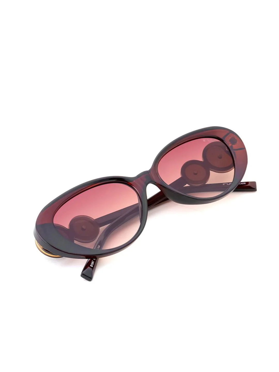 IRUS by IDEE Women Oval Sunglasses with UV Protected Lens IRS1347C2SG - Image 4