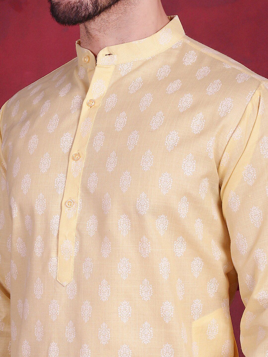 Jompers Ethnic Motif Printed Straight Kurta - Image 2