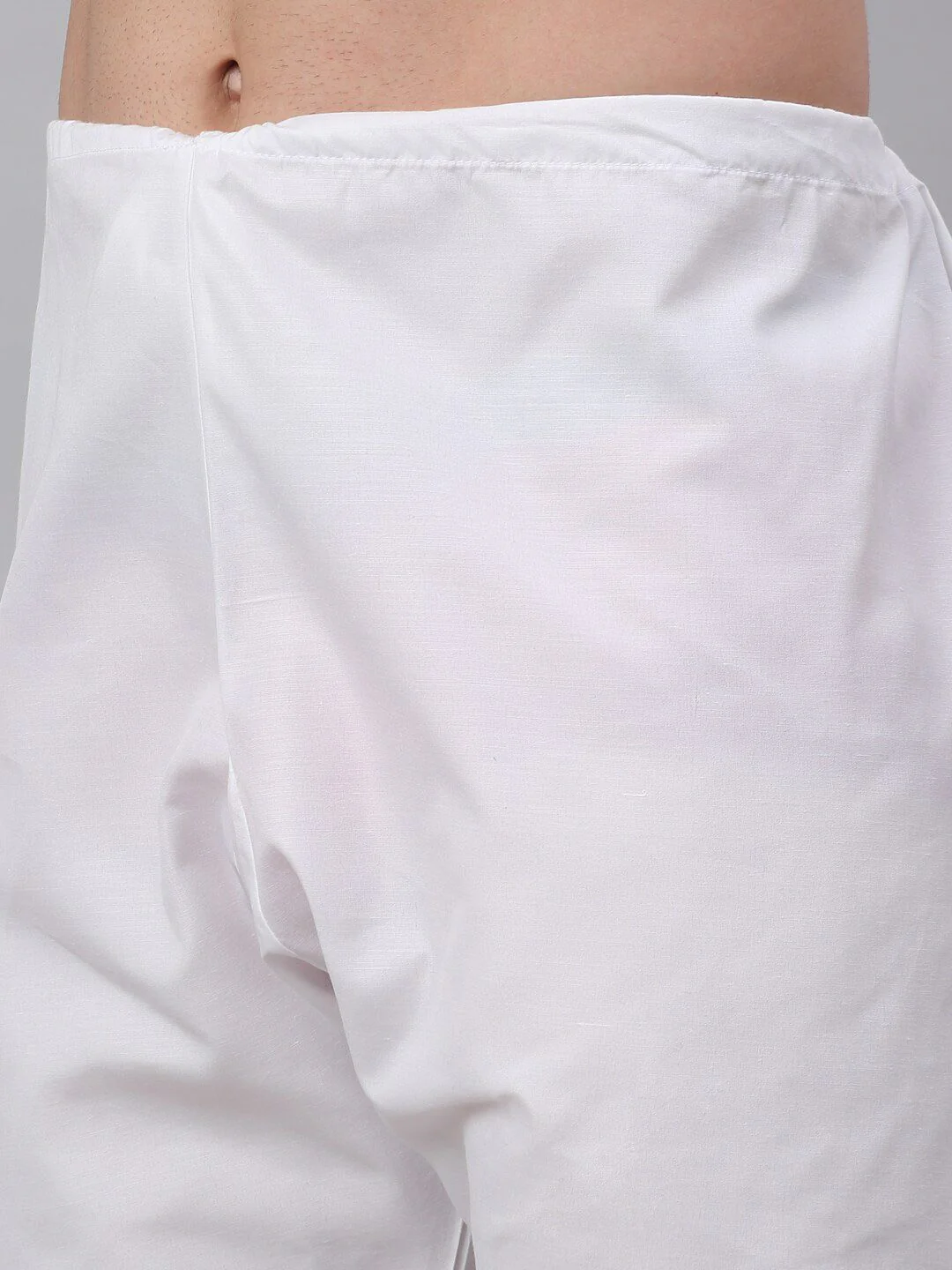 Jompers Floral Embroidered Chikankari Pure Cotton Kurta with Churidar - Image 3