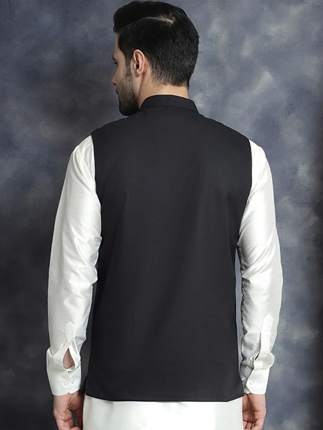 Jompers Mandarin Collar Nehru Jacket - Image 5