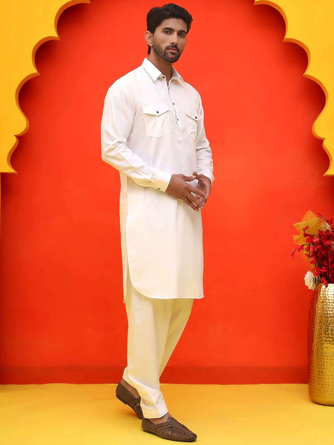 Jompers Men Regular Kurta with Salwar - Image 4