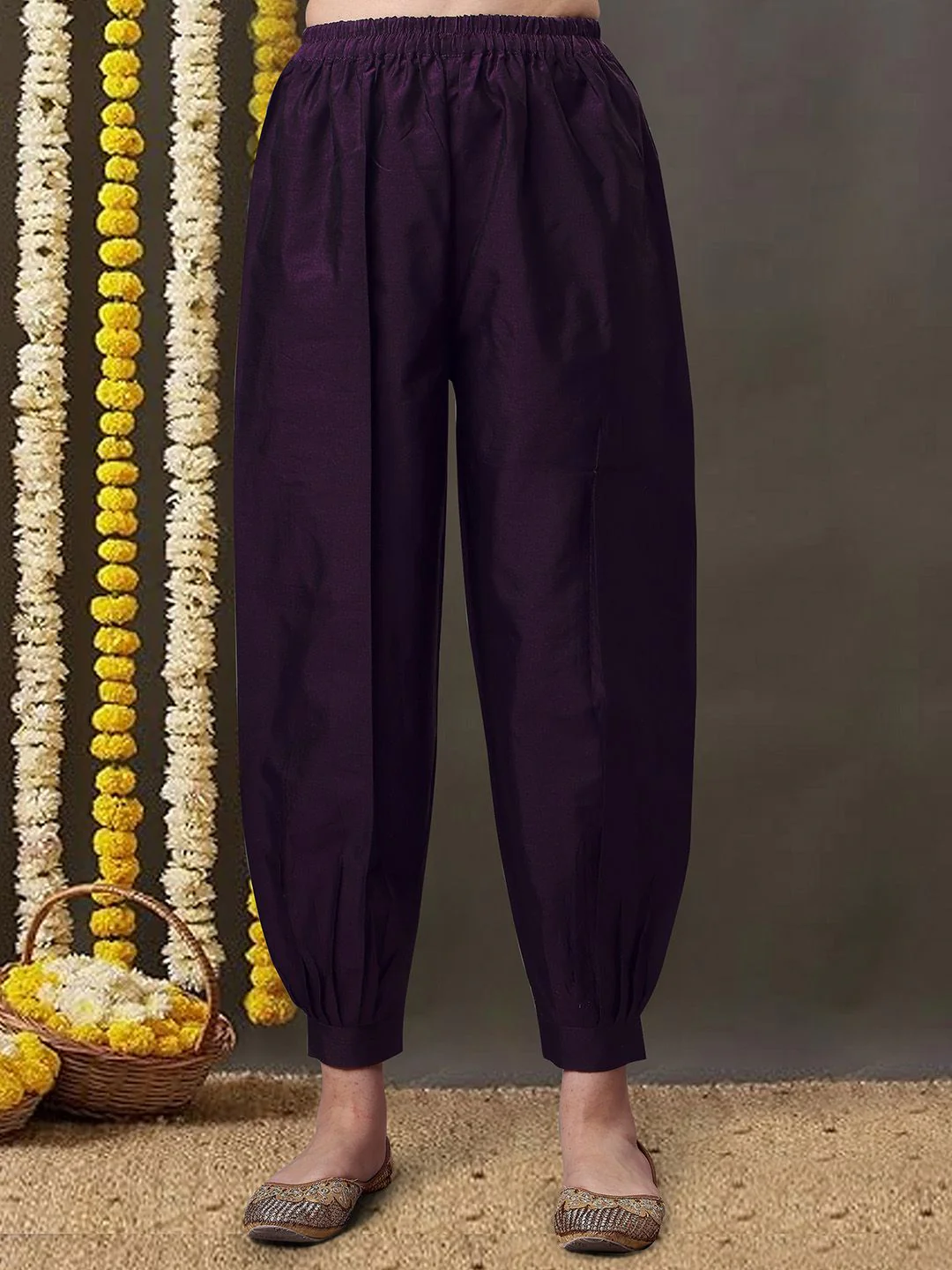 KALINI Ethnic Motifs Woven Design Kurta With Salwar & Dupatta - Image 7