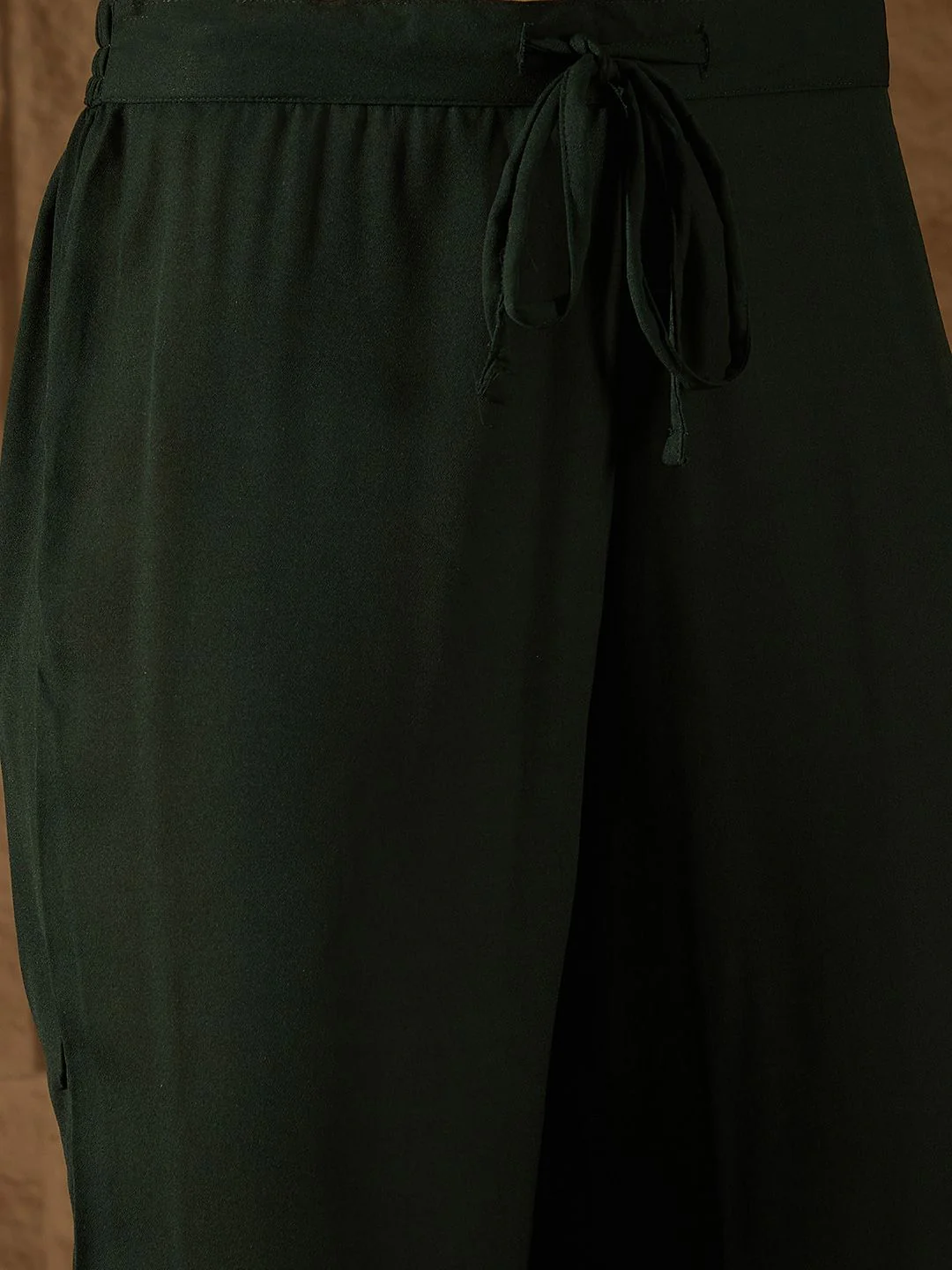 KALINI Floral Embroidered V-Neck Angrakha Kurta with Trousers & Dupatta - Image 5