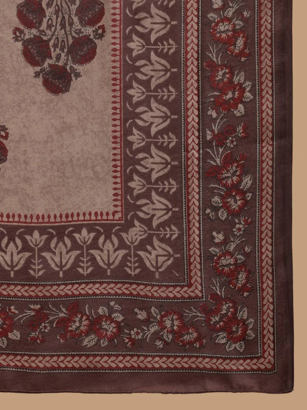 KALINI Floral Printed Straight Kurta with Trousers & Dupatta - Image 5