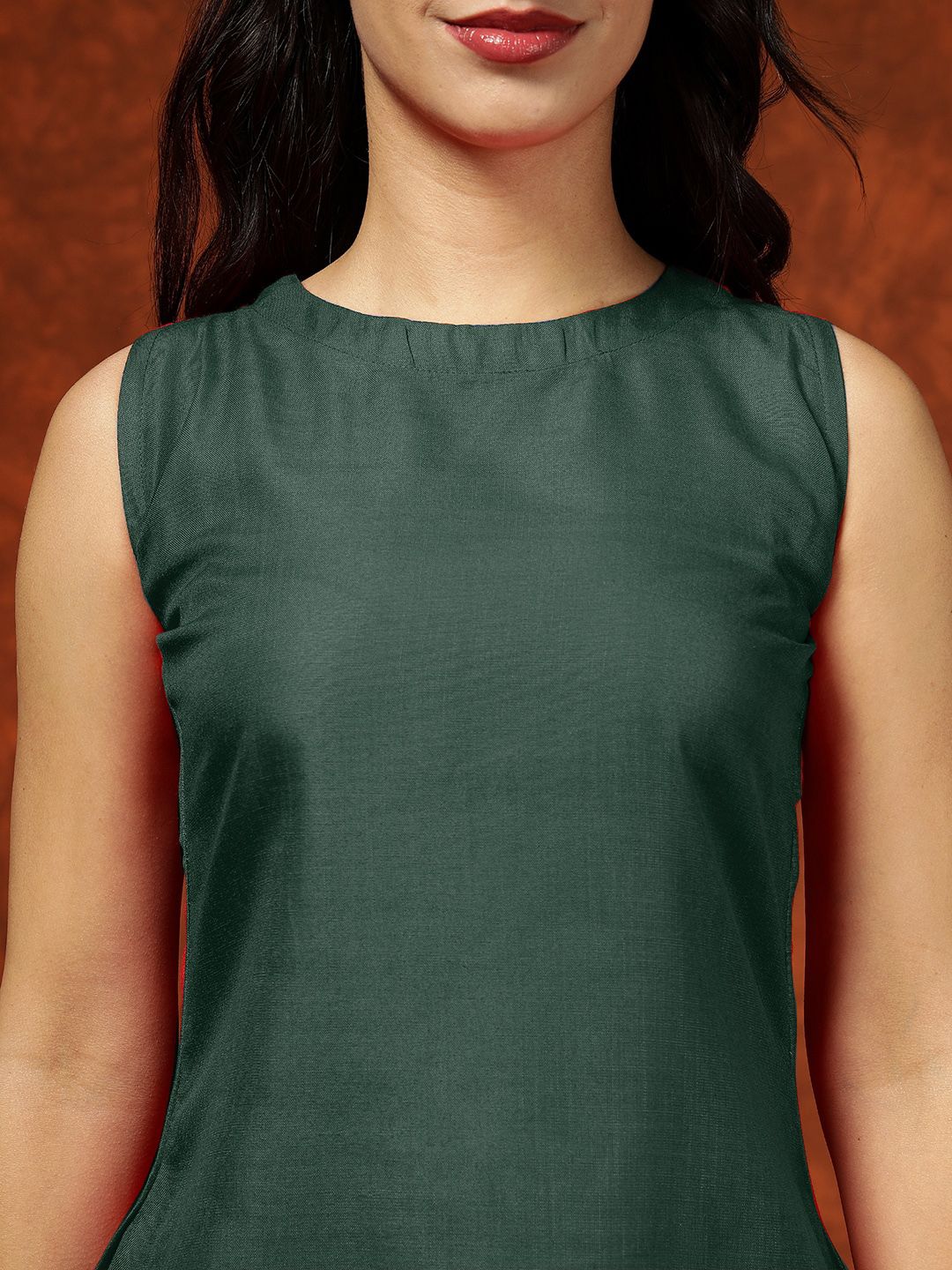 KALINI Printed Straight Kurta & Trousers With Dupatta - Image 2