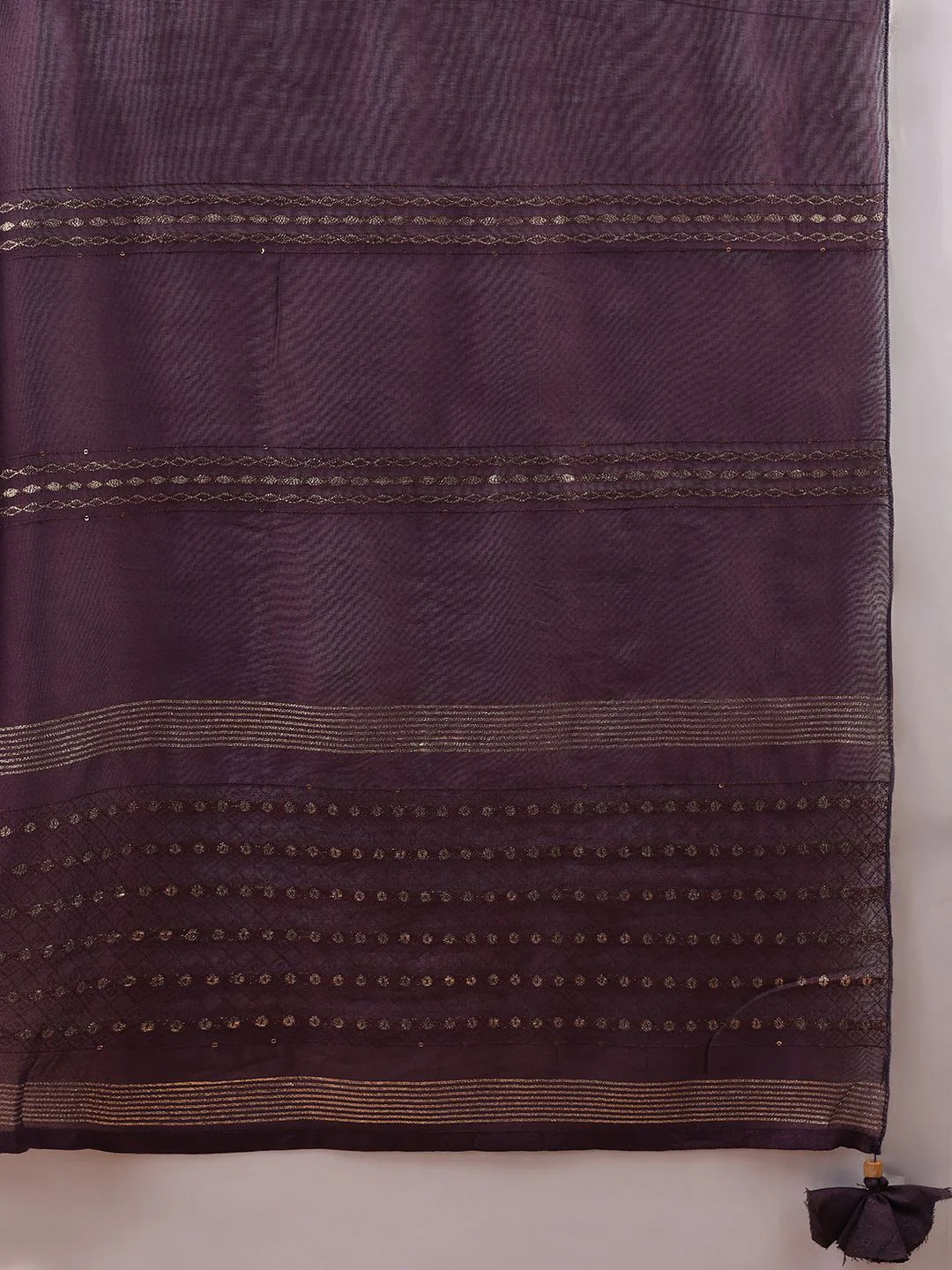 KALINI Yoke Design Sequinned Straight Kurta With Trousers And Dupatta - Image 3