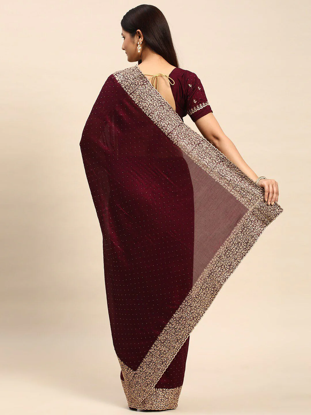 kasee Embellished Embroidered Designer Saree - Image 5