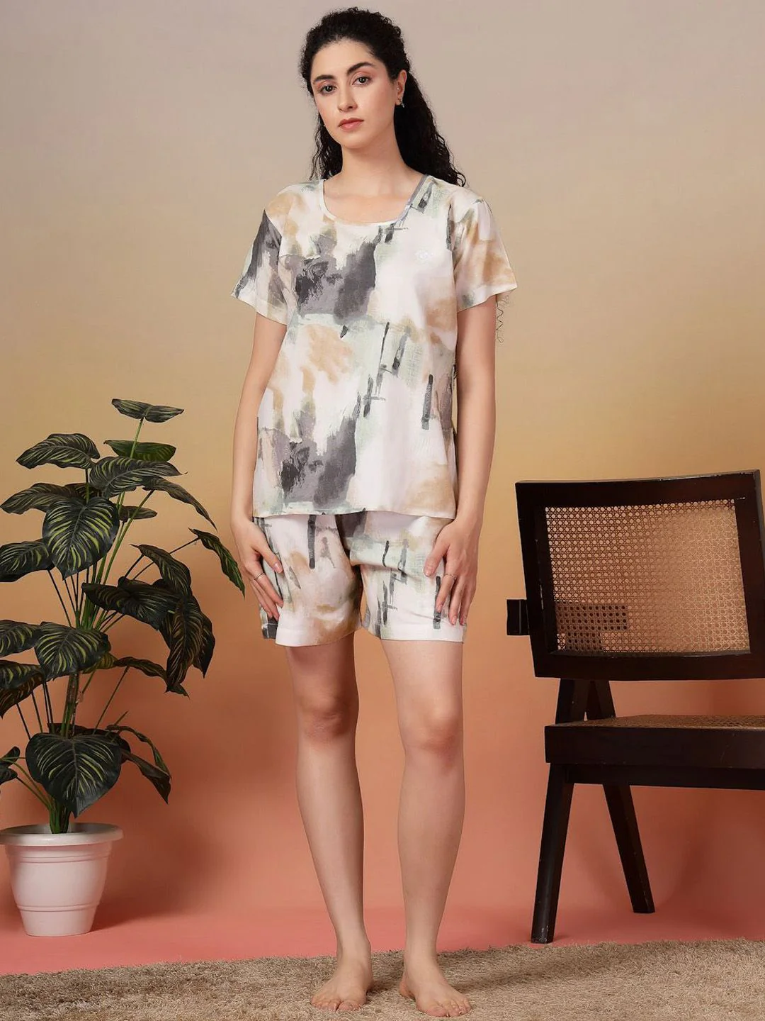 KLOTTHE Women Printed Night suit