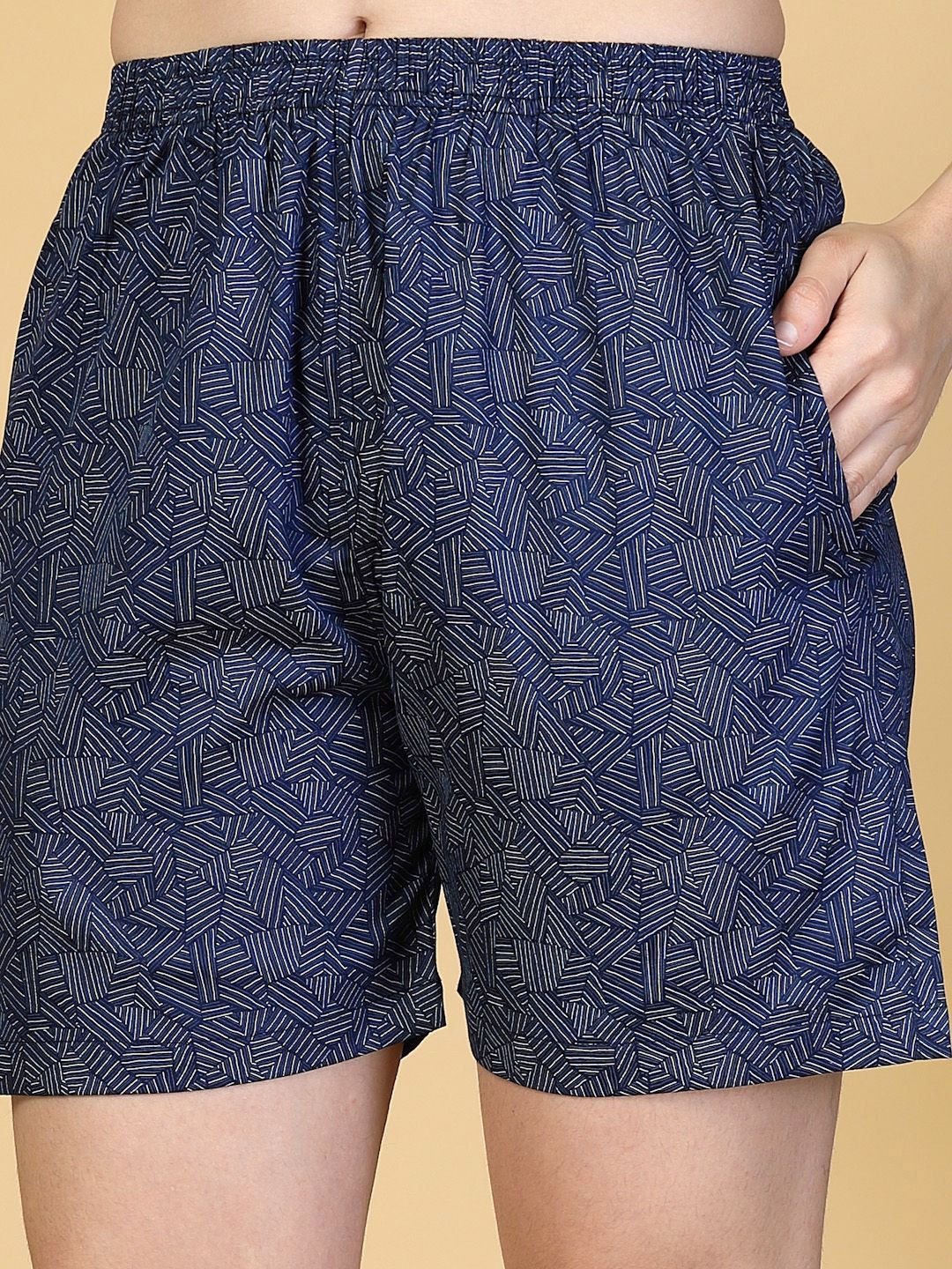 KLOTTHE Women Printed Pure Cotton T-shirt and Shorts Night suit - Image 3