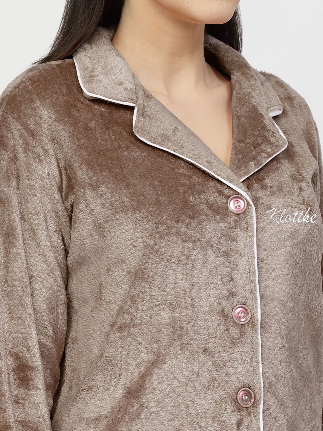 KLOTTHE Woolen Shirt With Trousers - Image 4