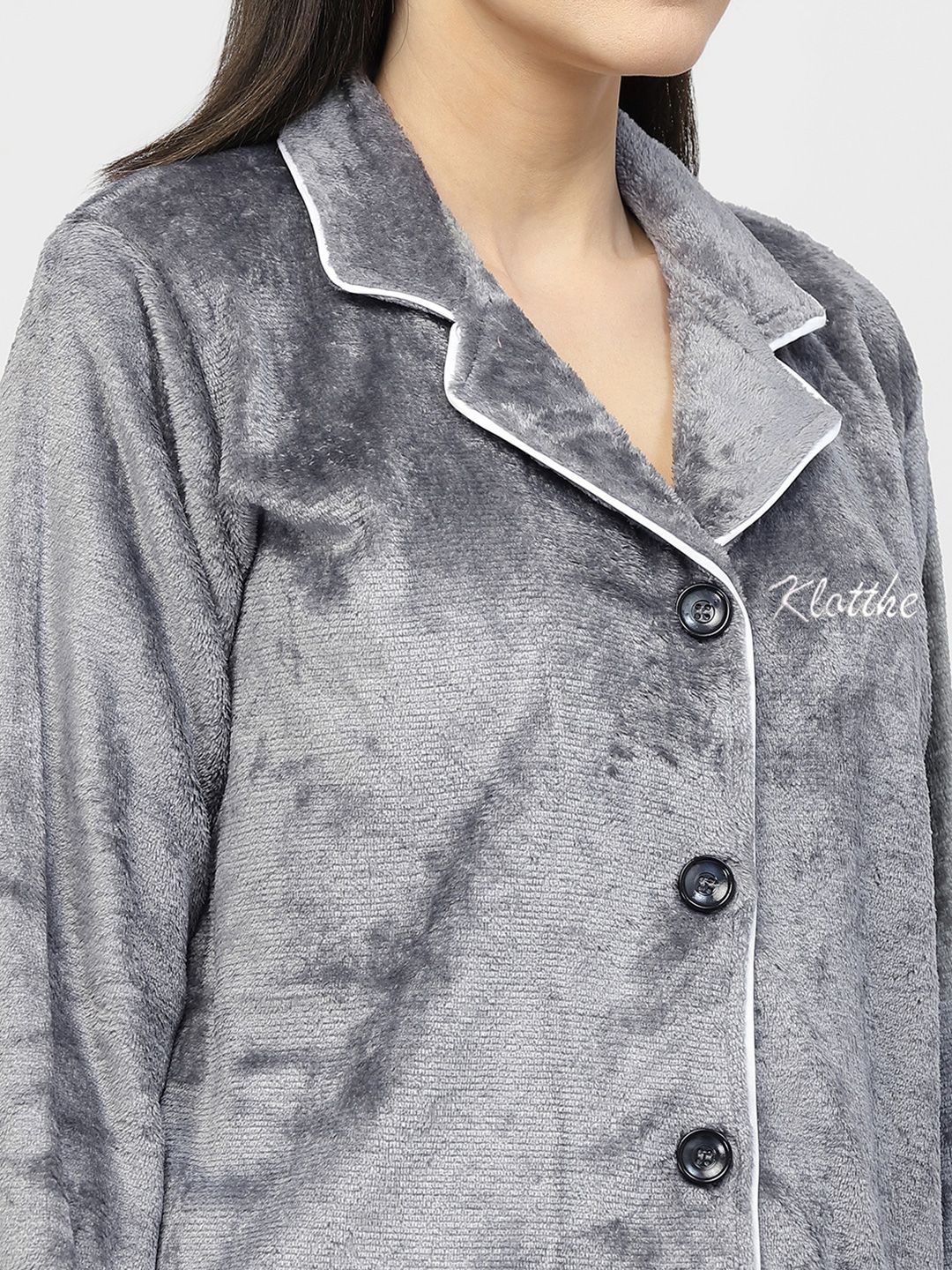KLOTTHE Woolen Shirt With Trousers - Image 4