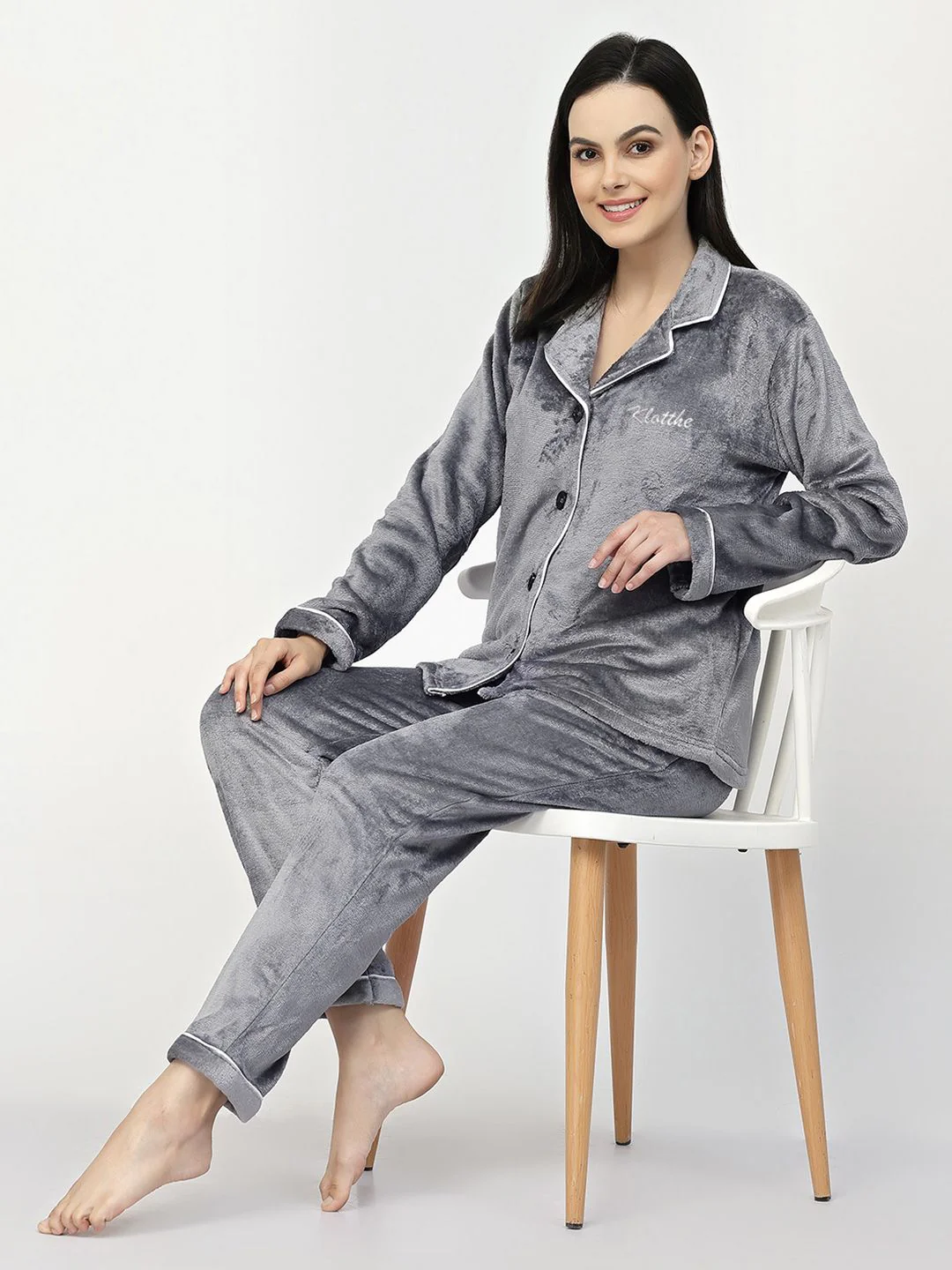 KLOTTHE Woolen Shirt With Trousers - Image 5