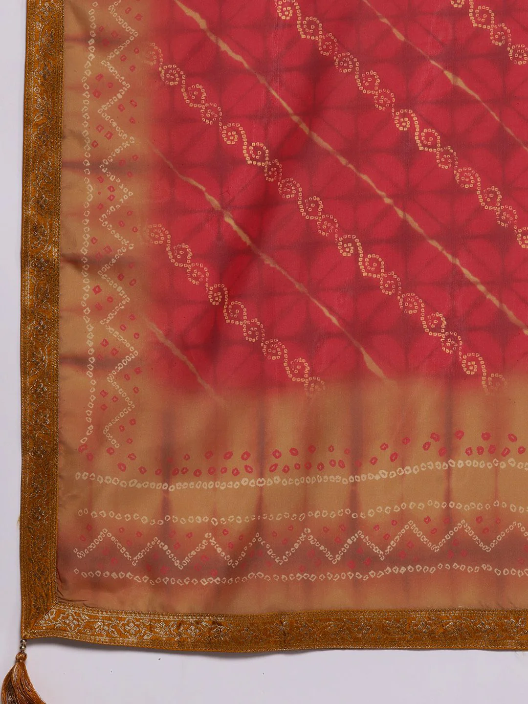 Libas Floral Embroidered Kurta with Trousers & With Dupatta - Image 5
