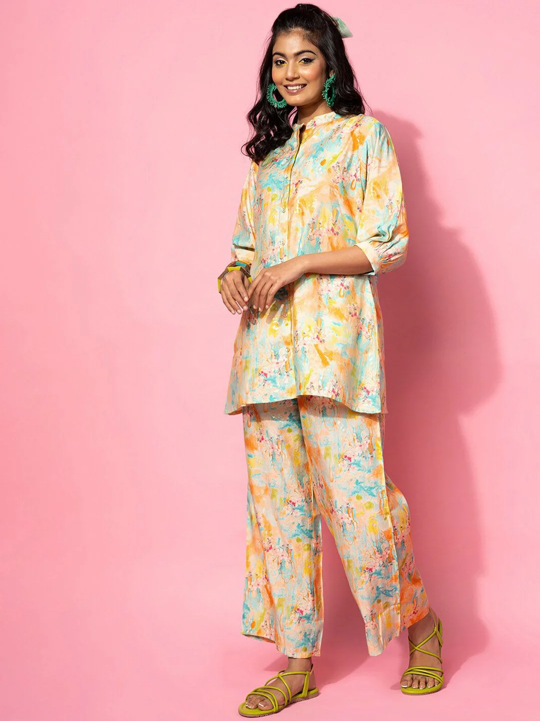 Libas Floral Printed Co-Ords - Image 3