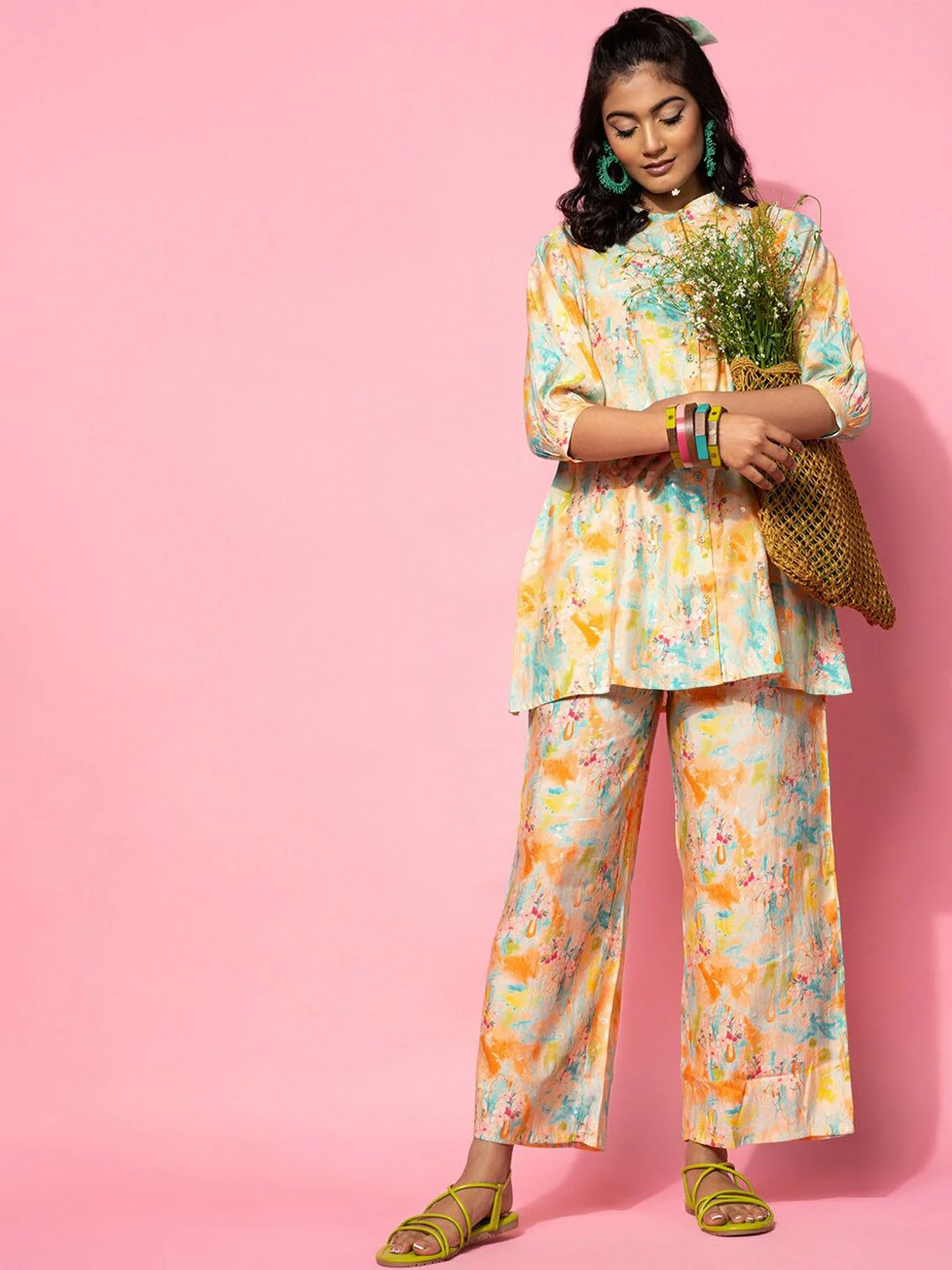 Libas Floral Printed Co-Ords - Image 4