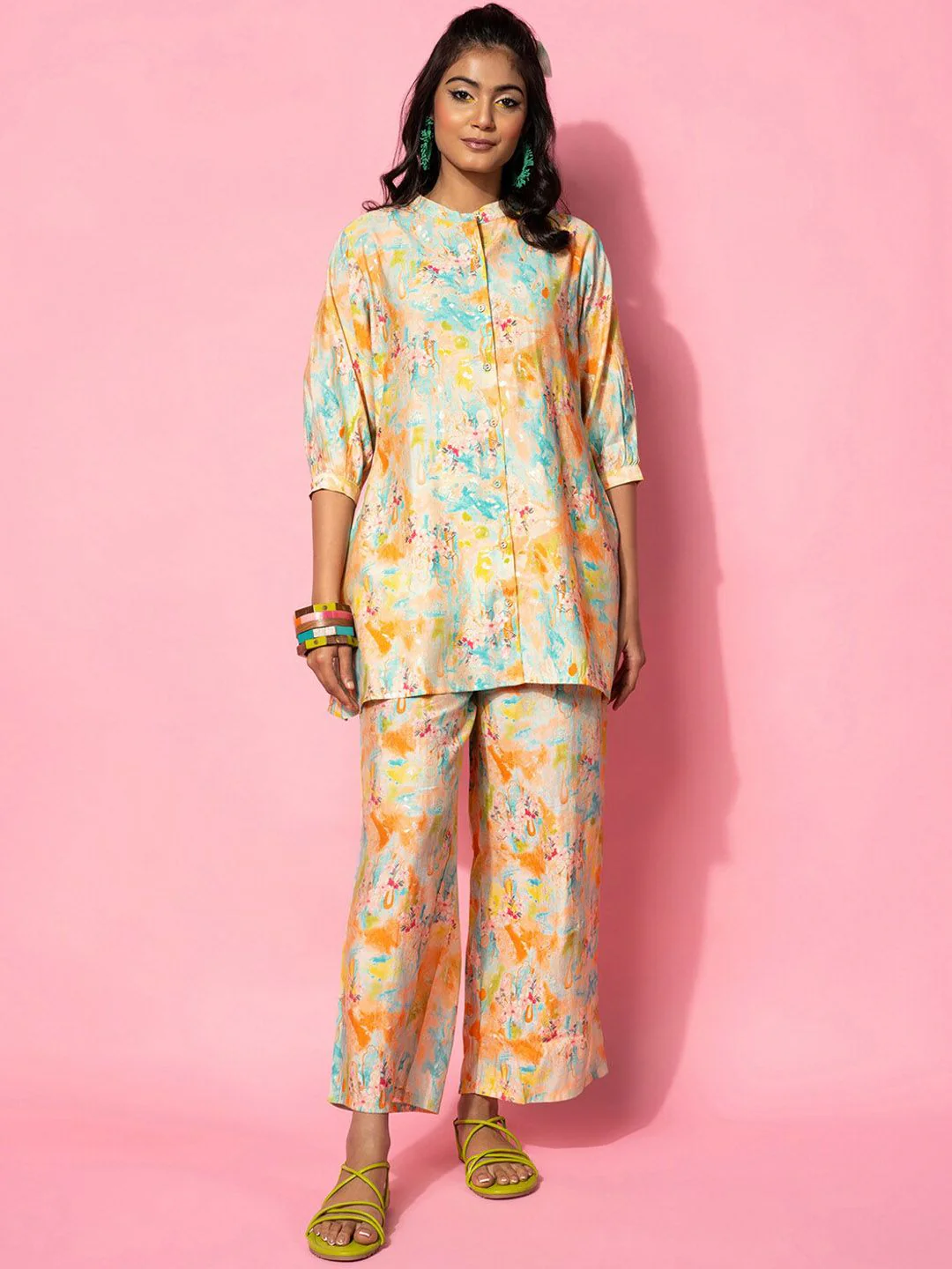 Libas Floral Printed Co-Ords - Image 6