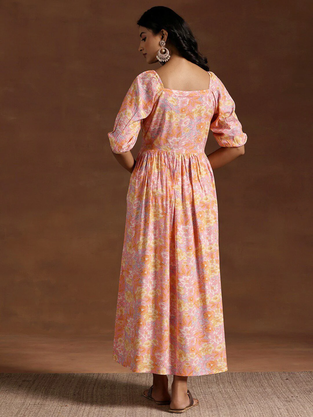 Libas Floral Printed Maxi Dress - Image 4