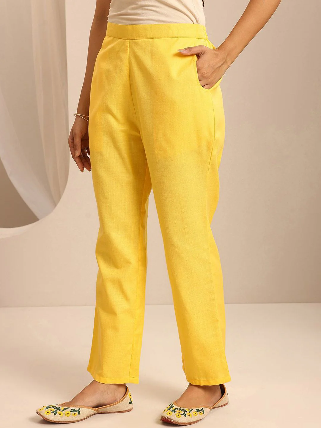 Libas Women Floral Printed Kurta with Trousers & With Dupatta - Image 7