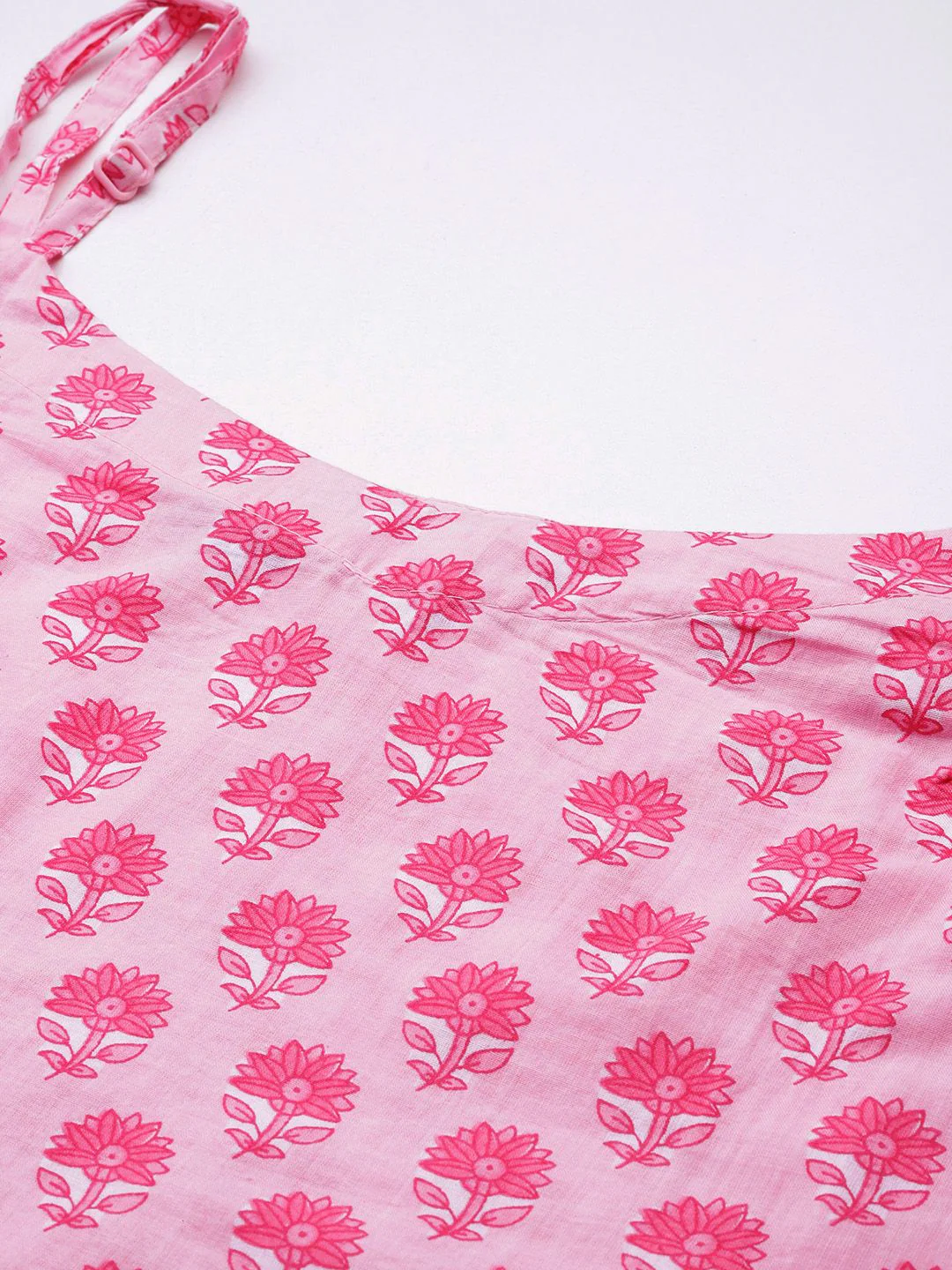 Libas Women Floral Printed Pure Cotton Kurta With Trousers & Dupatta - Image 2