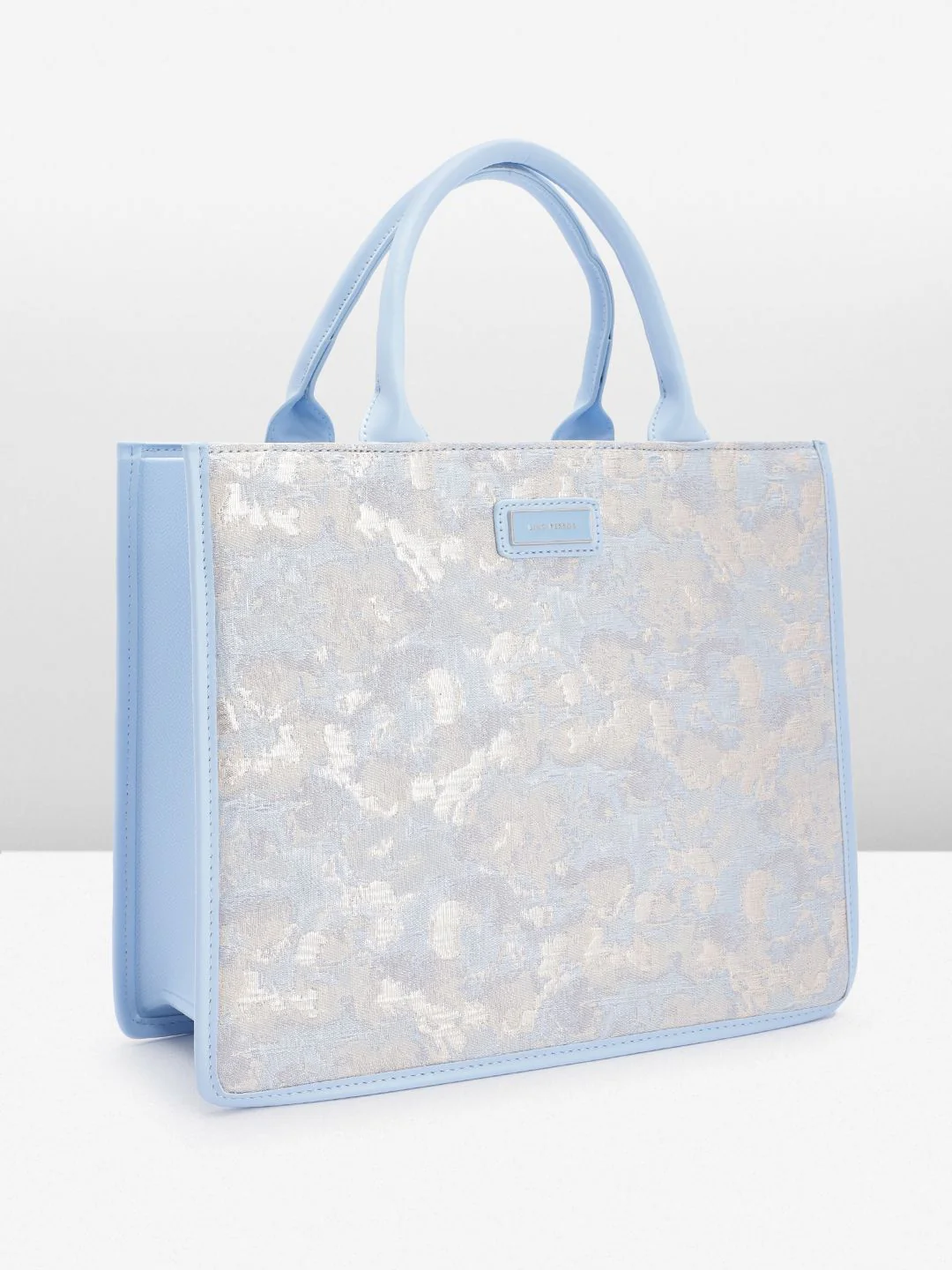 Lino Perros Abstract Woven Deisgn Structured Handheld Bag - Image 2