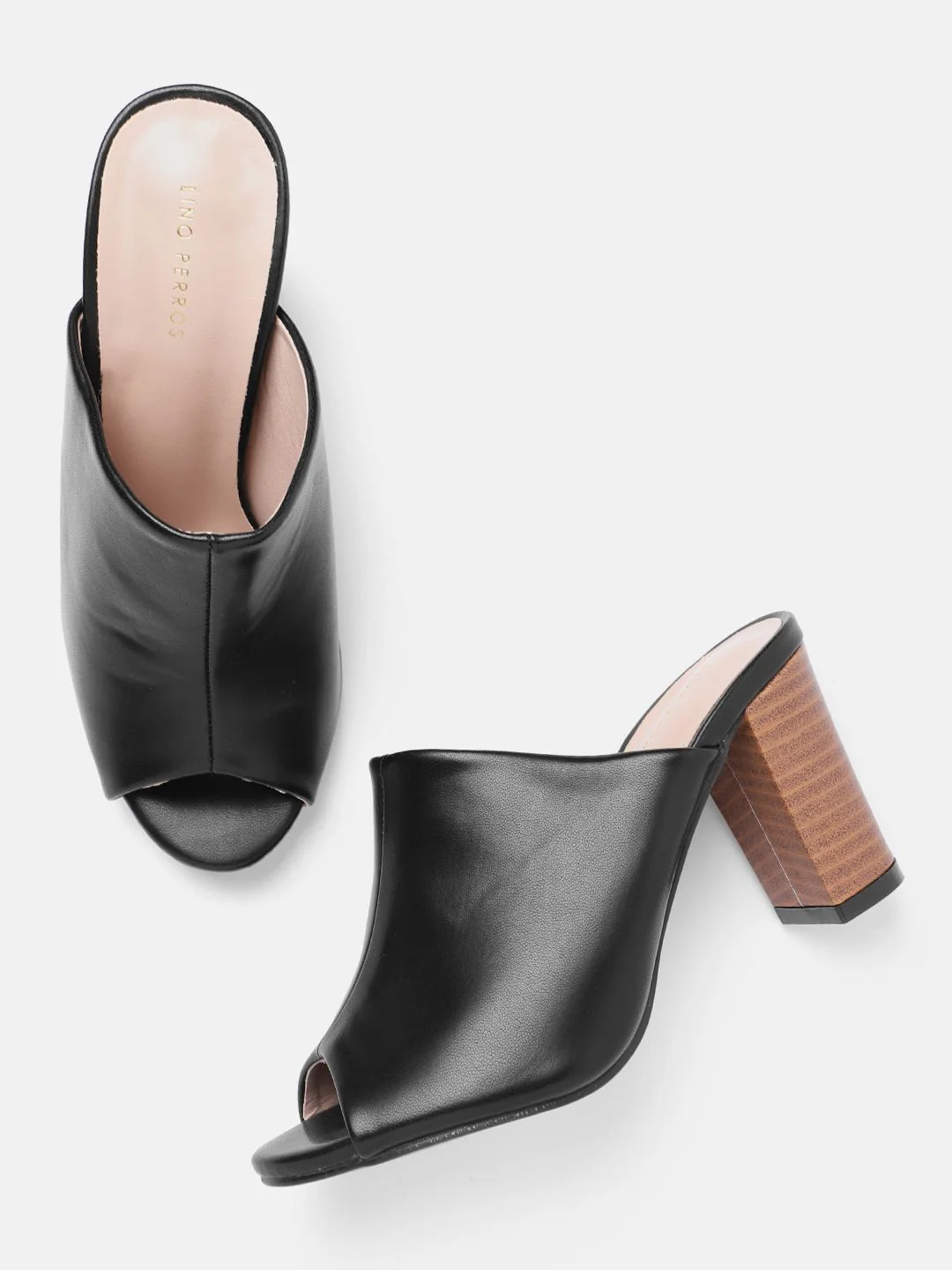 Lino Perros Block Heel Mules