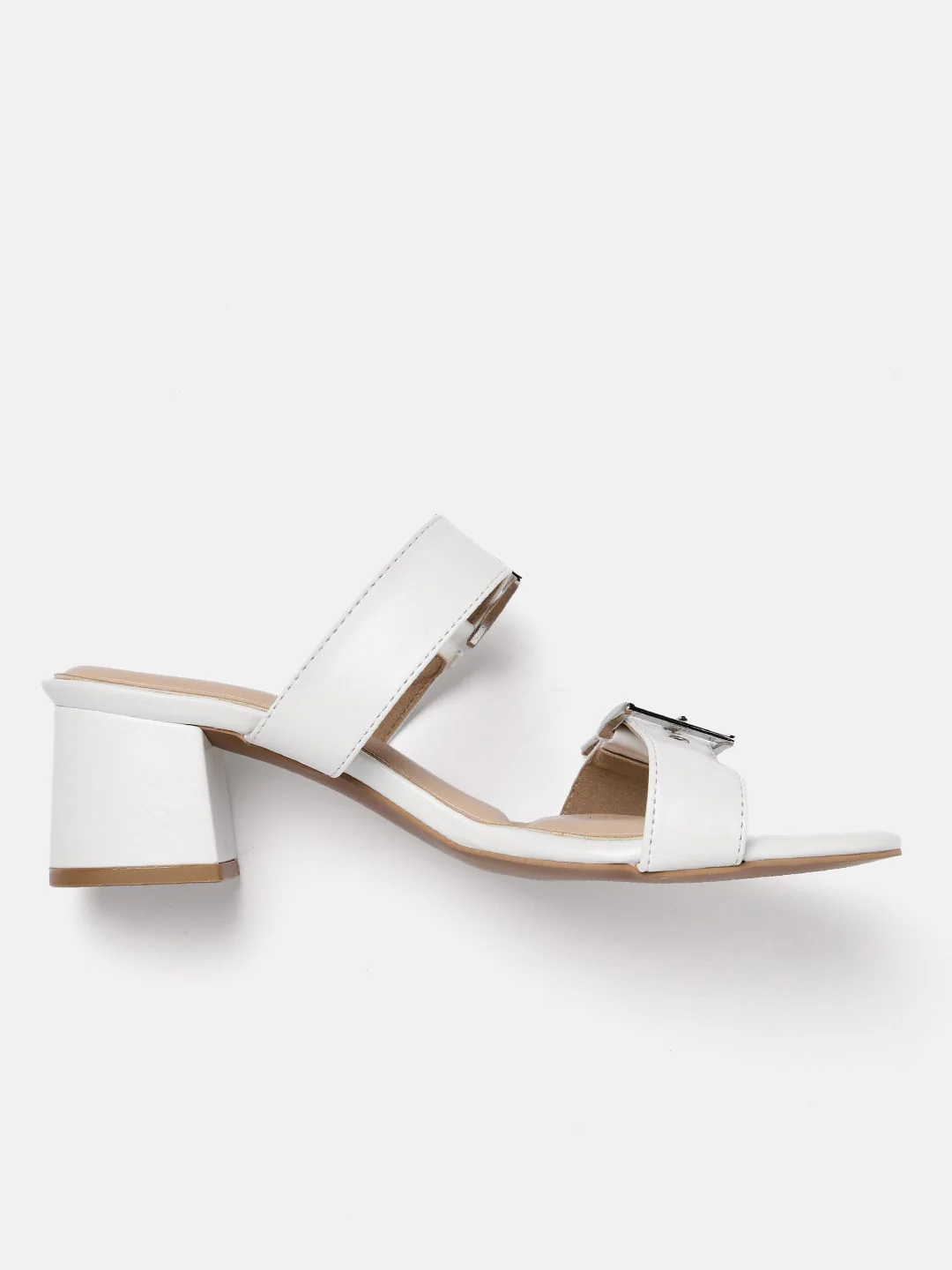 Lino Perros Block Heels with Buckles Detail - Image 2