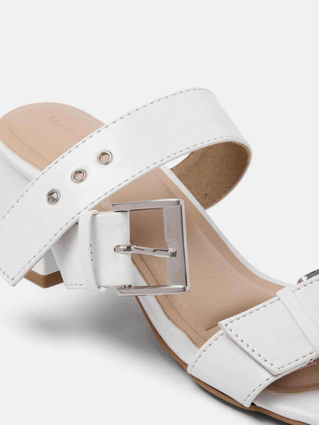 Lino Perros Block Heels with Buckles Detail - Image 6