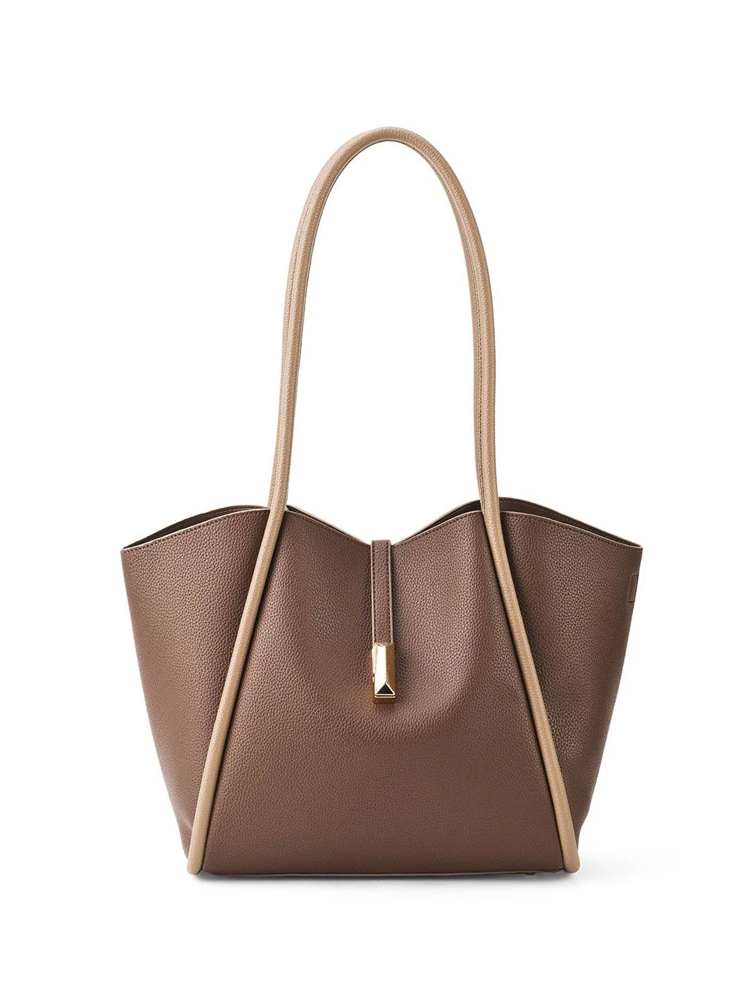 Lino Perros Colourblocked Oversized Structured Tote Bag with Tasselled - Image 2