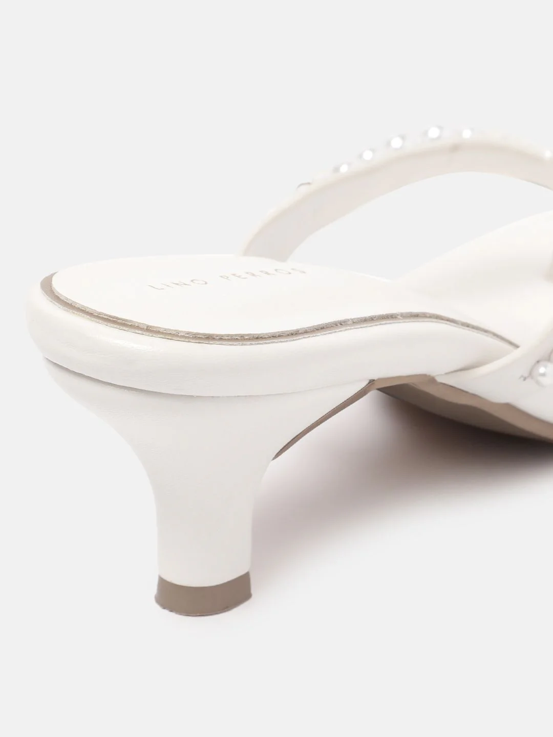 Lino Perros Embellished Kitten Heel - Image 5