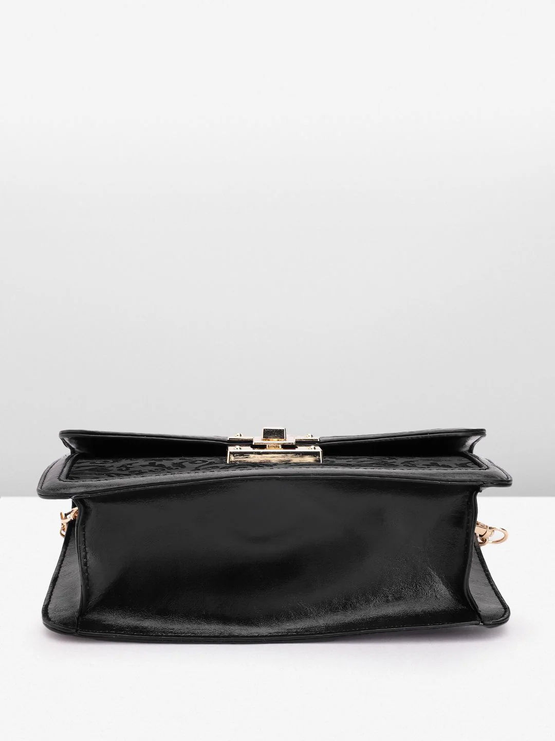 Lino Perros Floral Textured Structured Sling Bag - Image 5