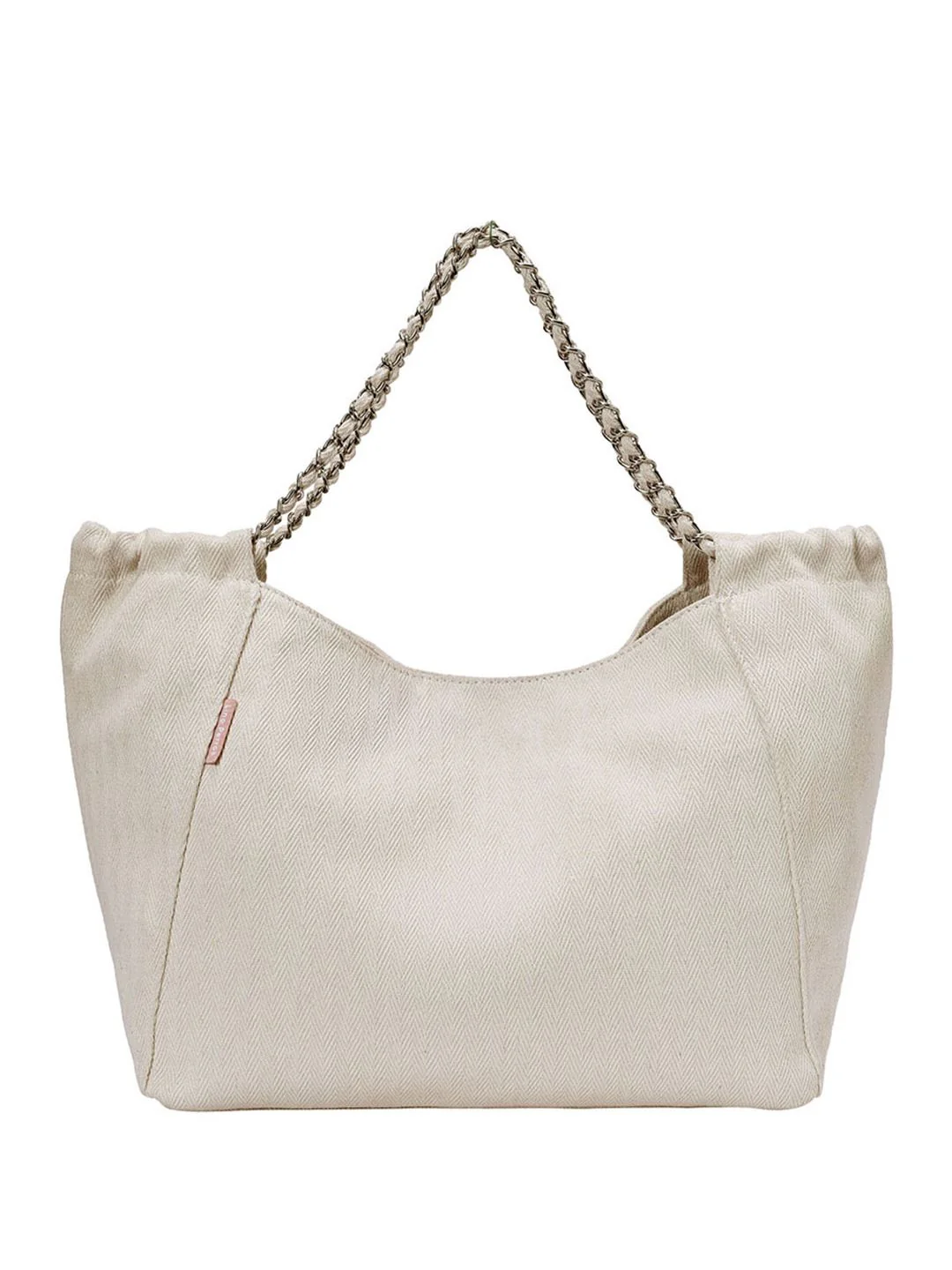 Lino Perros Geometric Self Design Structured Shoulder Bag - Image 2
