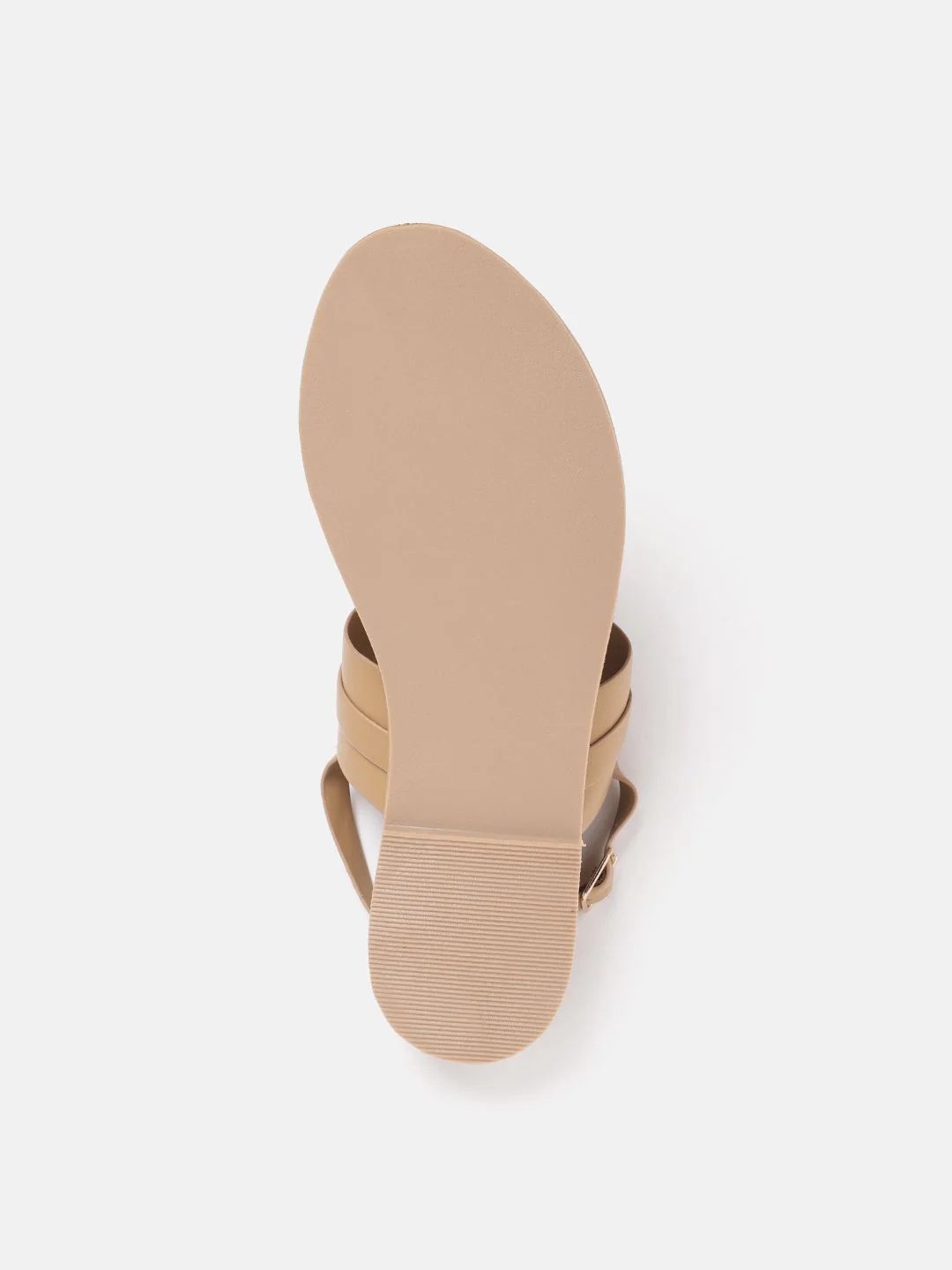 Lino Perros Metallic Detail T-Strap Flats - Image 3