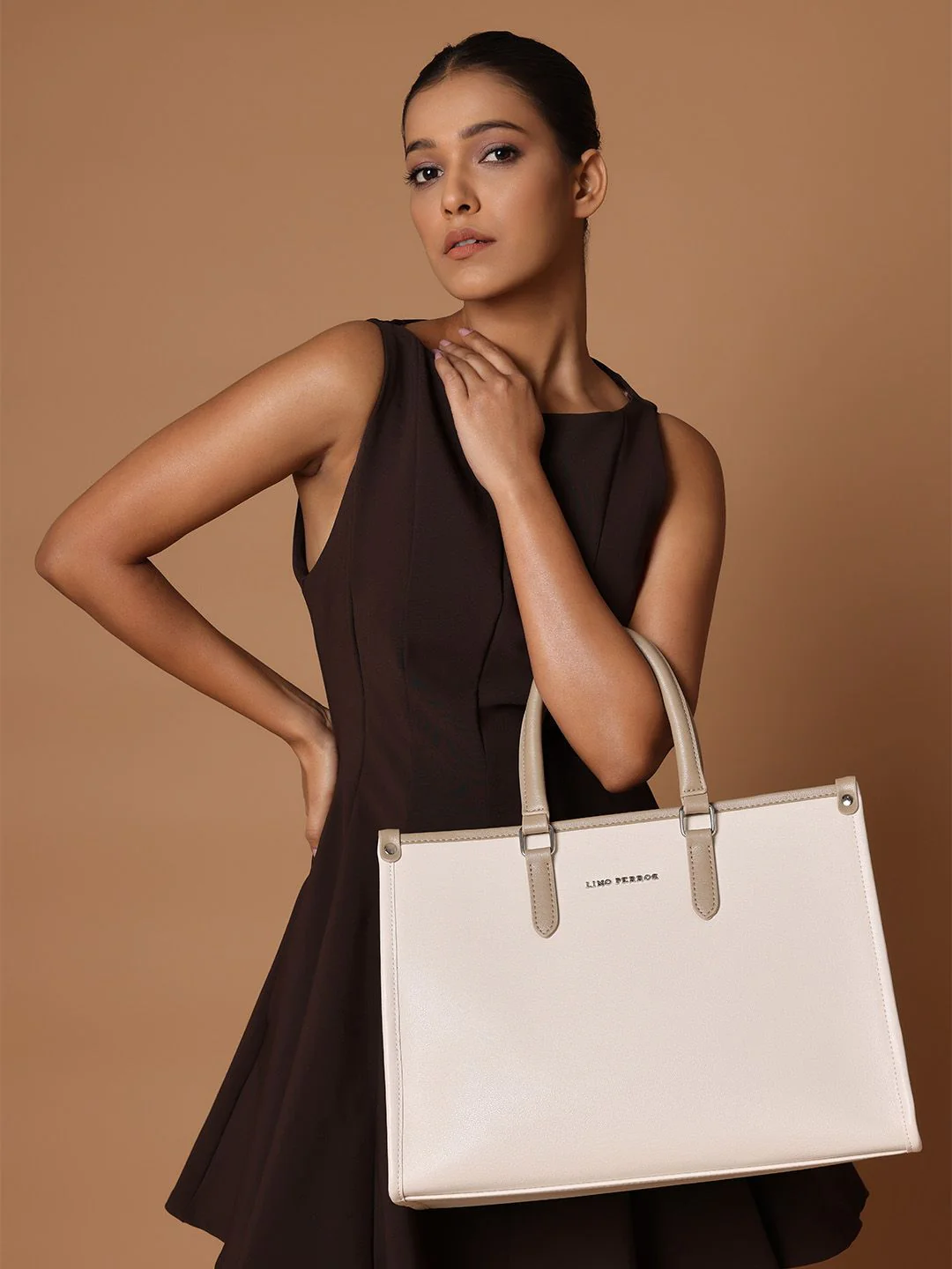 Lino Perros Oversized Structured Tote Bag