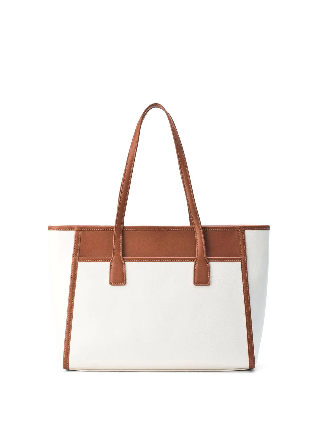 Lino Perros Oversized Structured Tote Bag with Quilted - Image 3