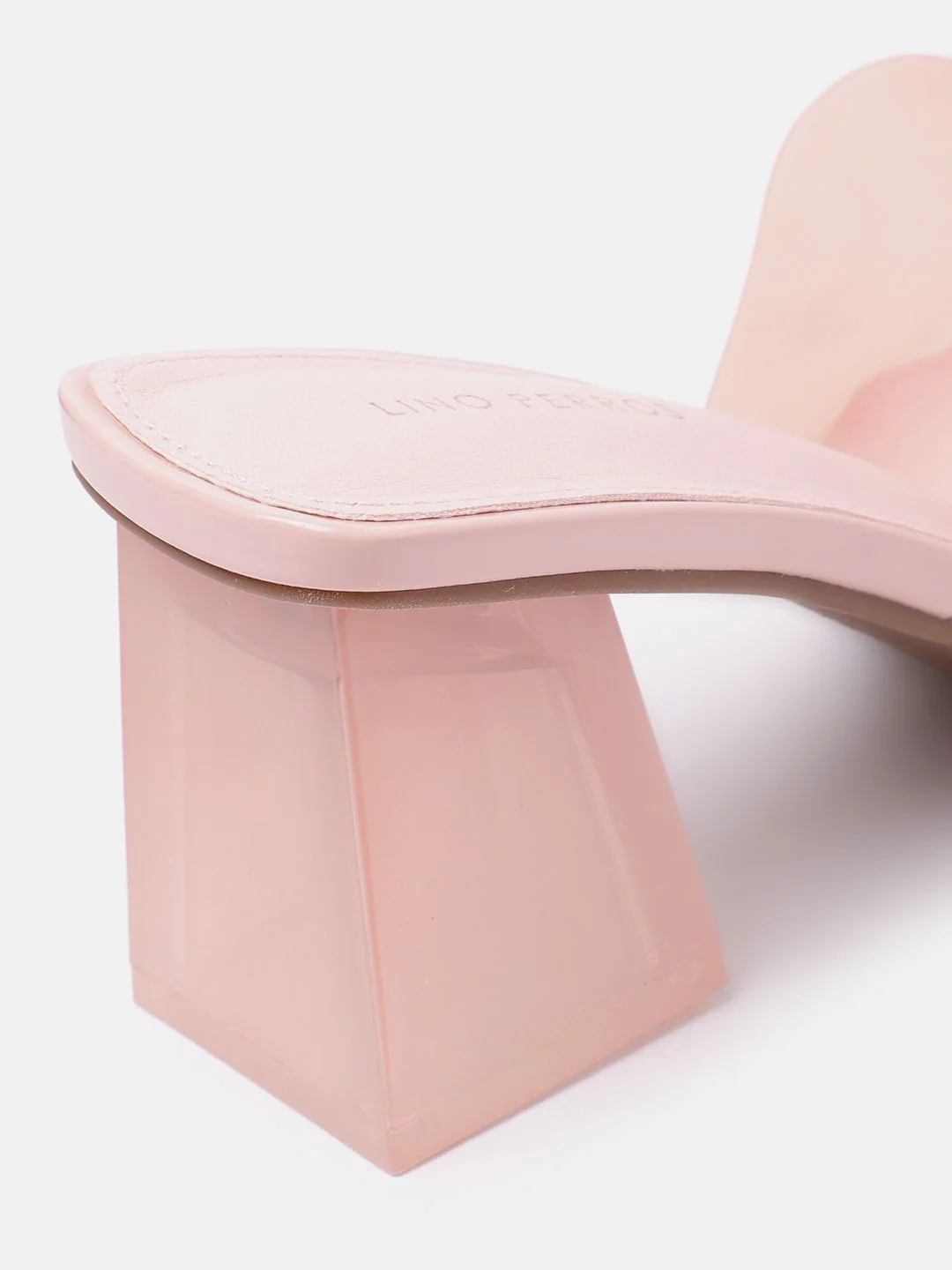 Lino Perros Pink Block Sandals - Image 4