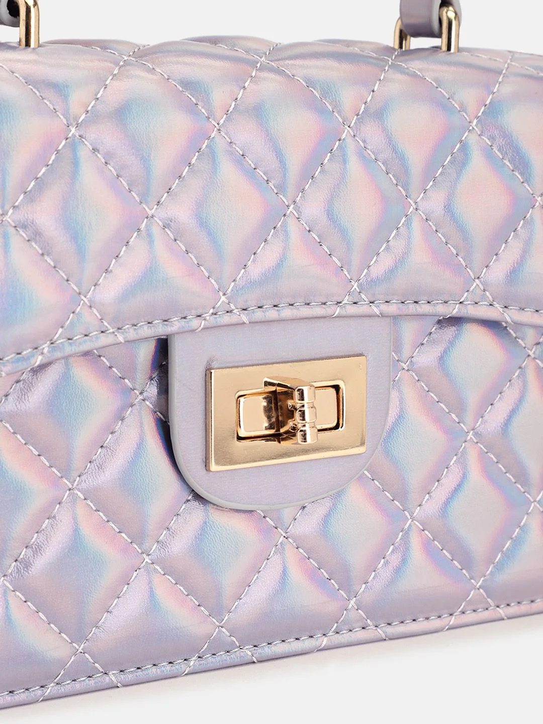 Lino Perros Quilted Structured Handheld Bag - Image 14