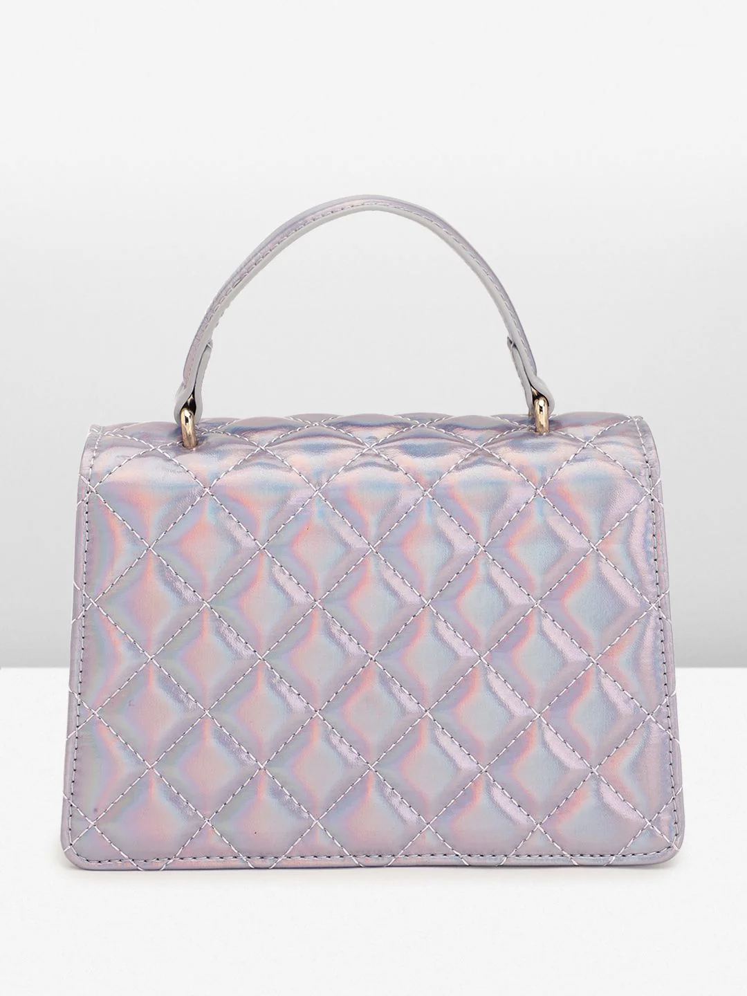 Lino Perros Quilted Structured Handheld Bag - Image 3