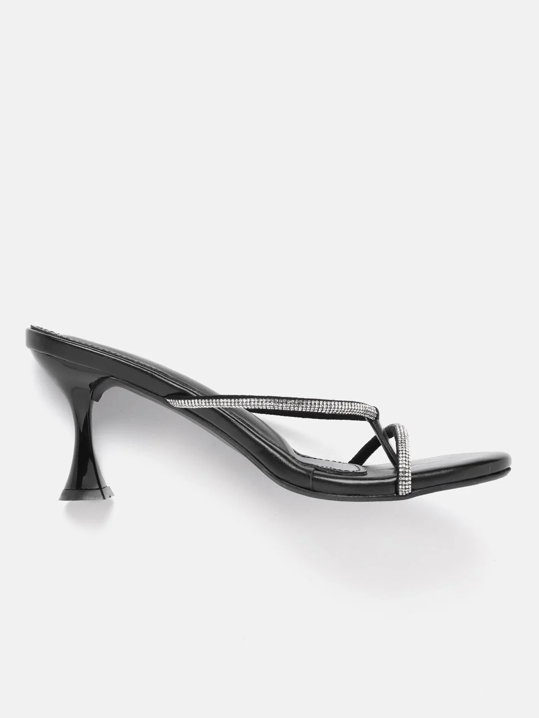 Lino Perros Rhinestones Embellished Party Slim Heels - Image 2