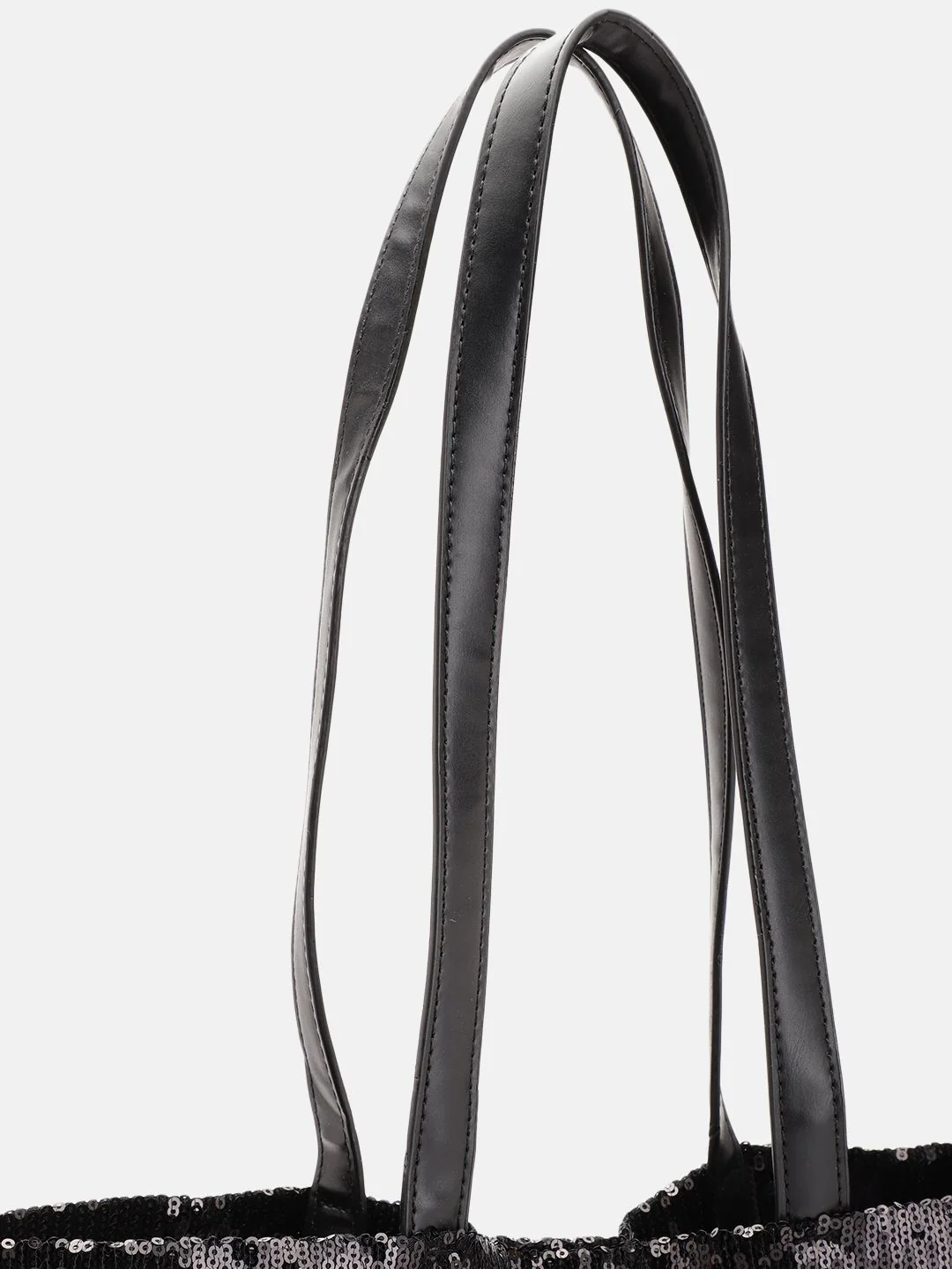 Lino Perros Sequined Embellished Structured Tote Bag - Image 7