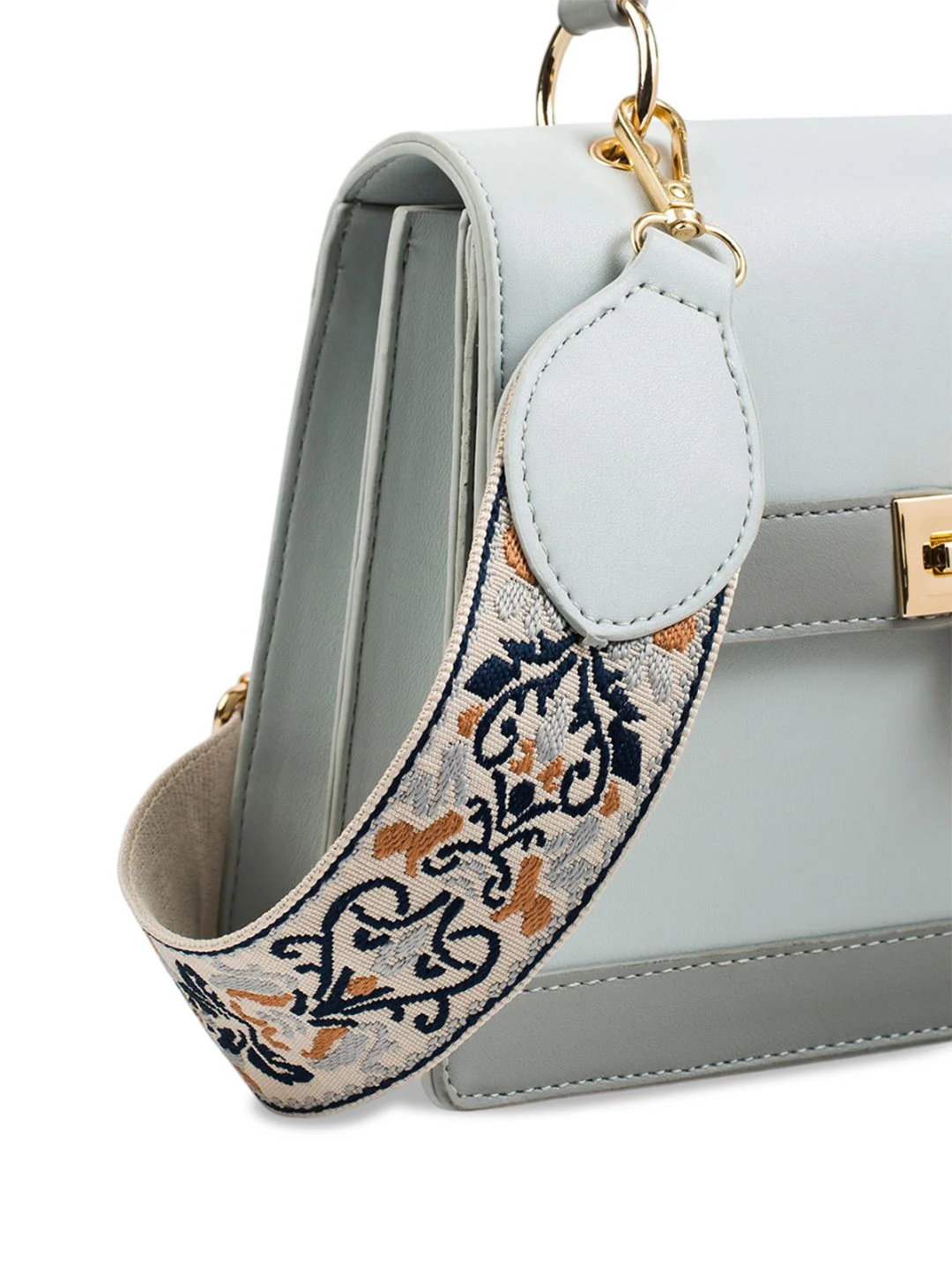 Lino Perros Solid Satchel Bag - Image 7