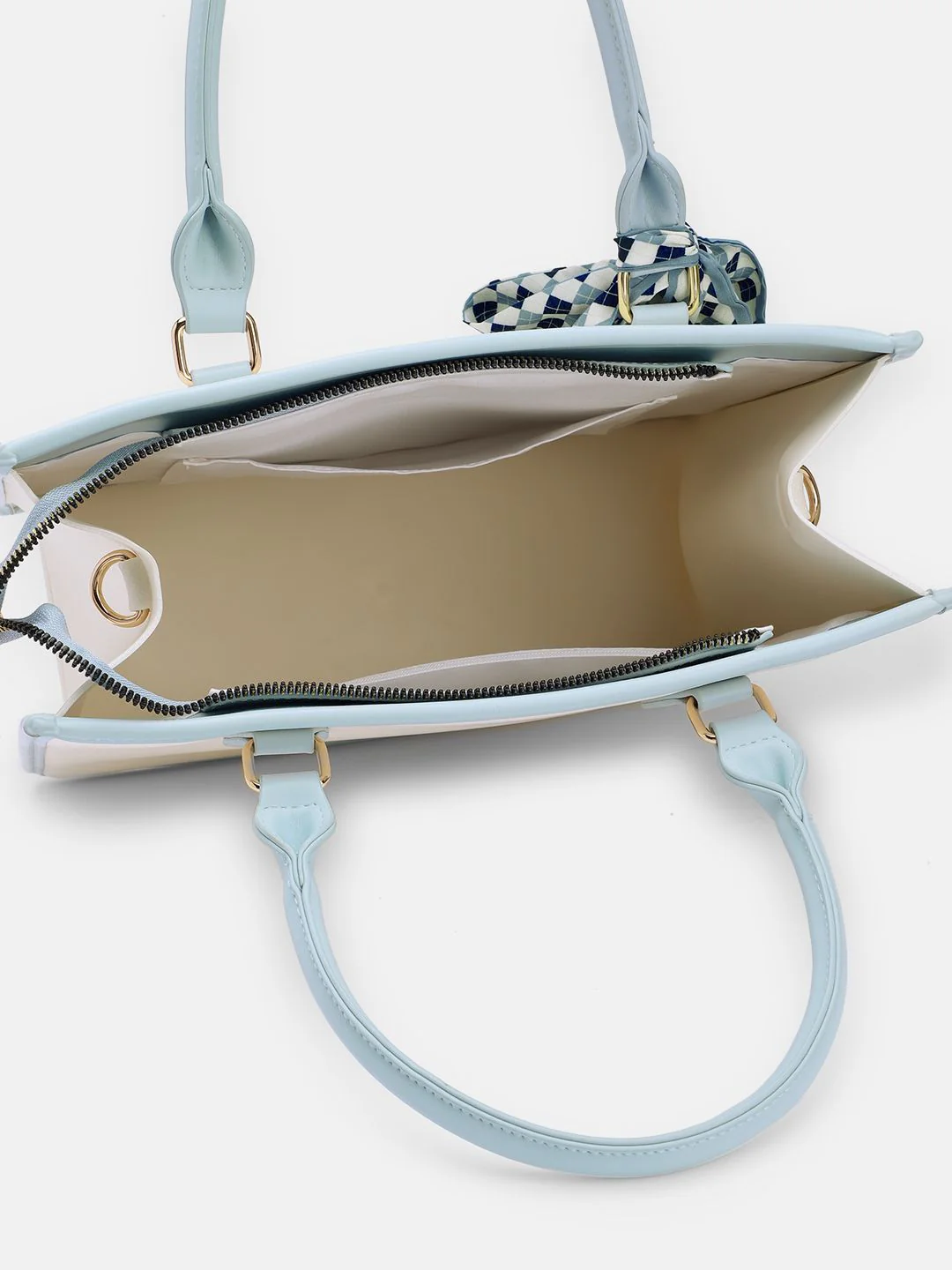 Lino Perros Structured Handheld Bag with Bow Detail - Image 6