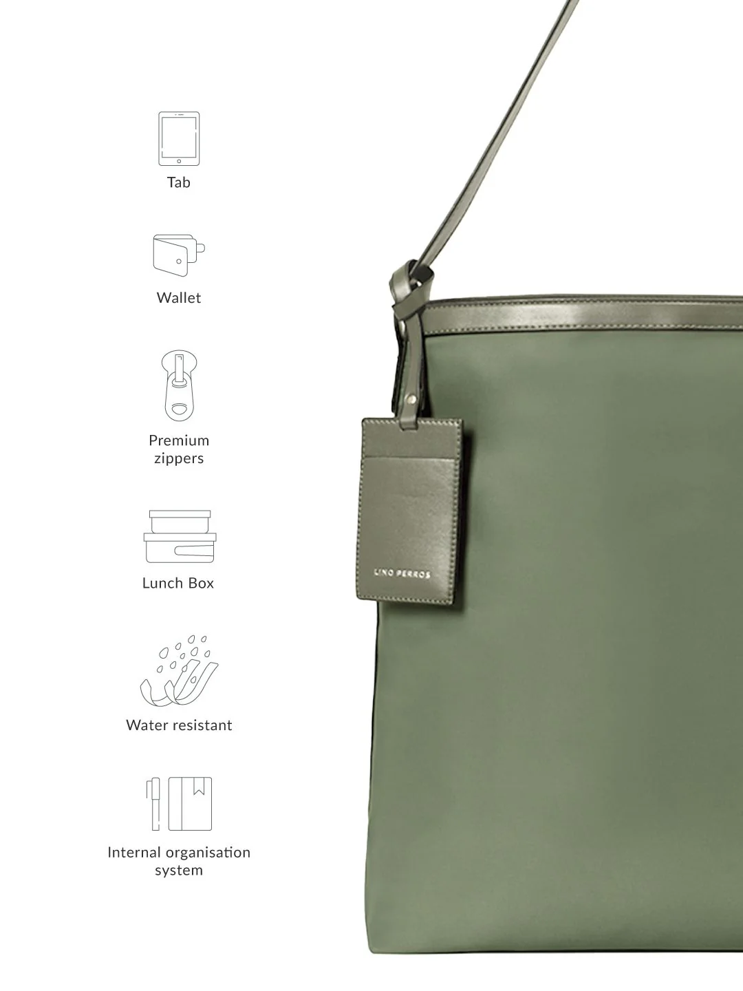 Lino Perros Structured Shoulder Bag - Image 6