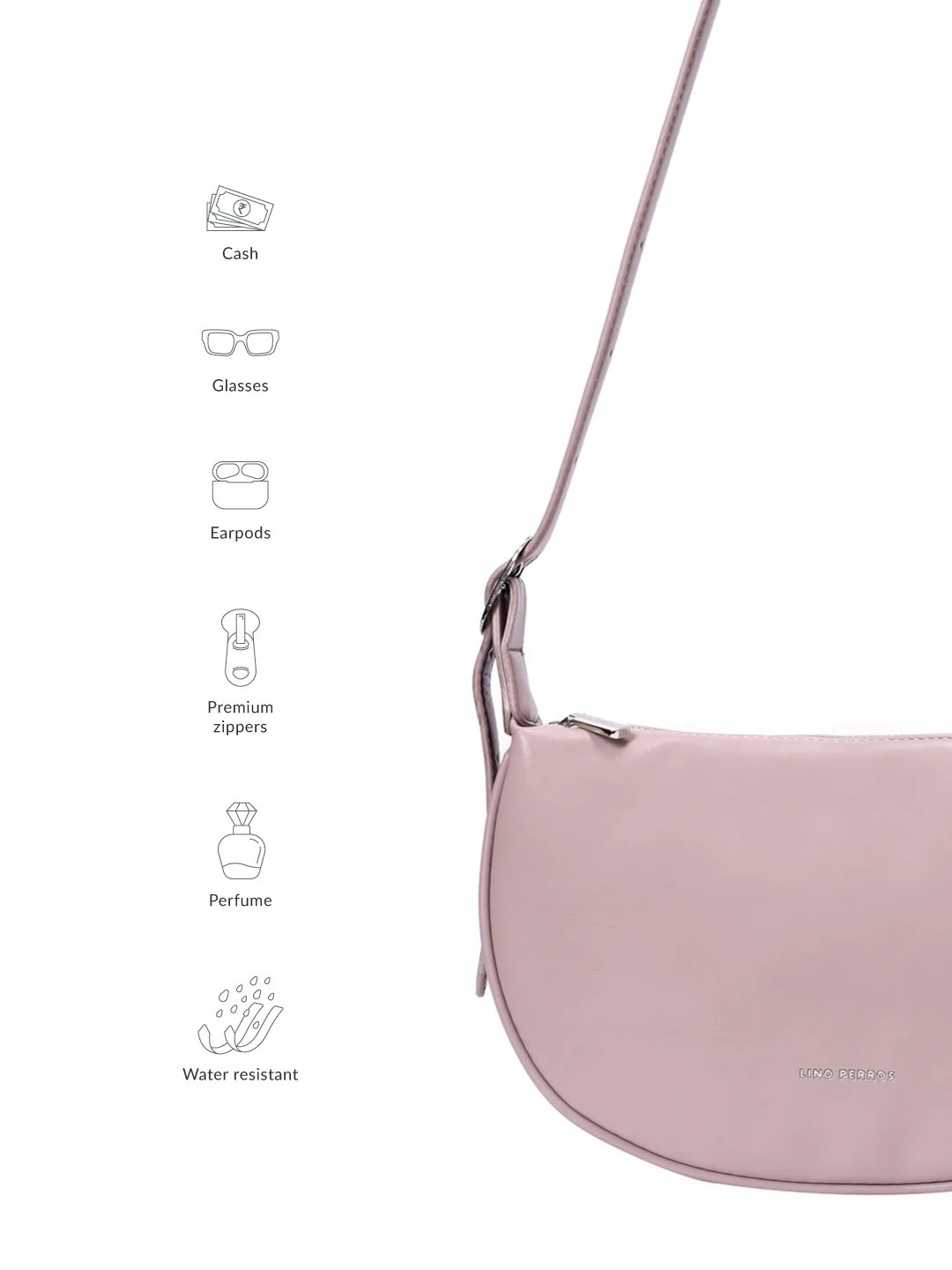 Lino Perros Structured Sling Bag - Image 7