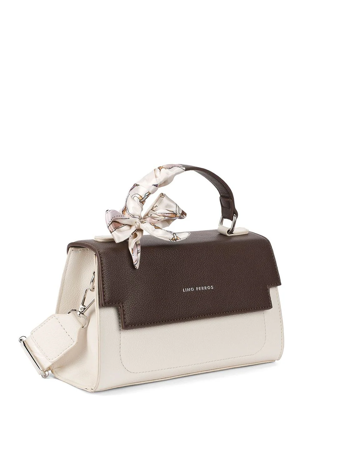 Lino Perros Structured Sling Bag With Bow Detail - Image 4
