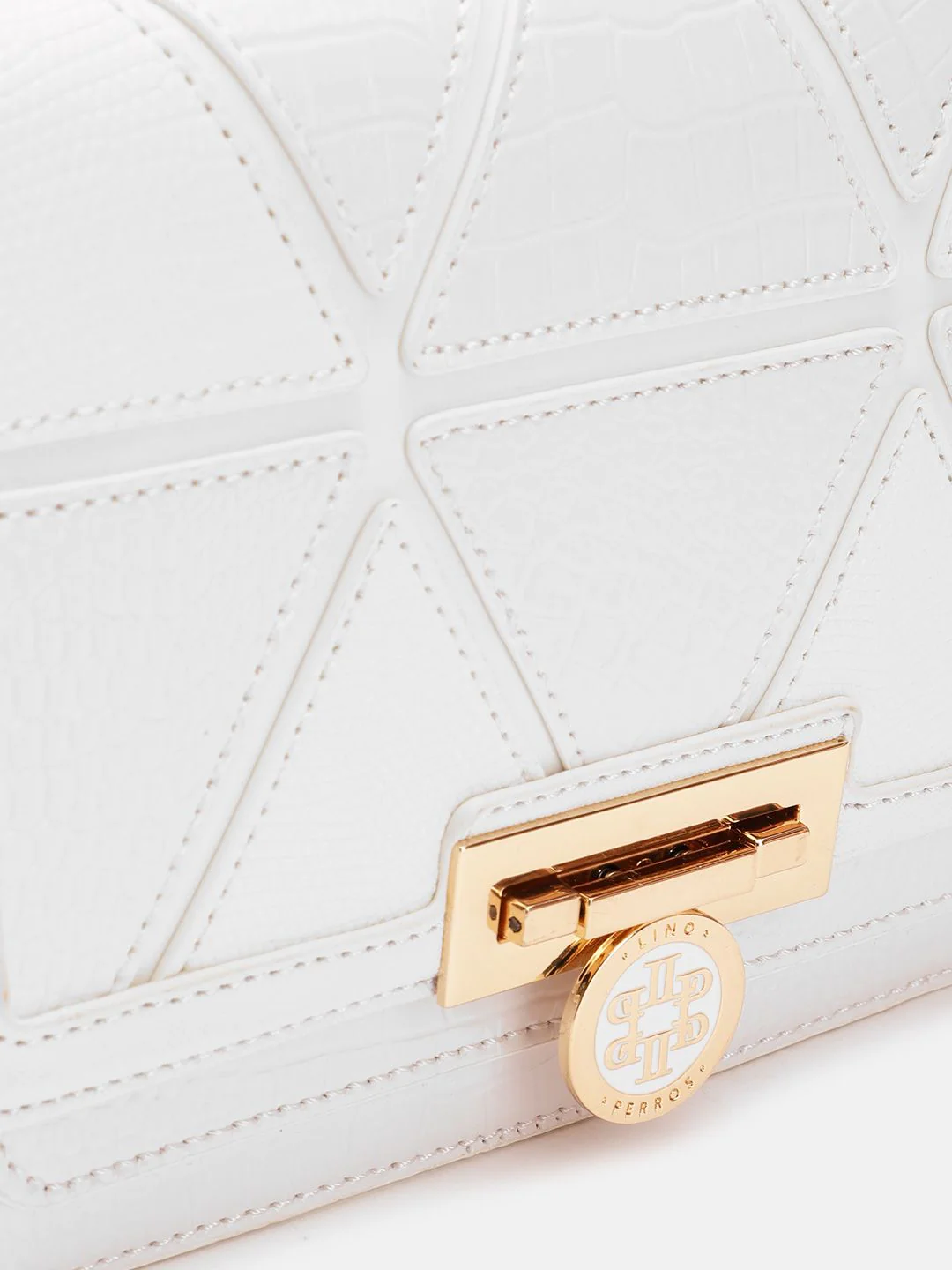 Lino Perros Textured Structured Shoulder Bag - Image 6