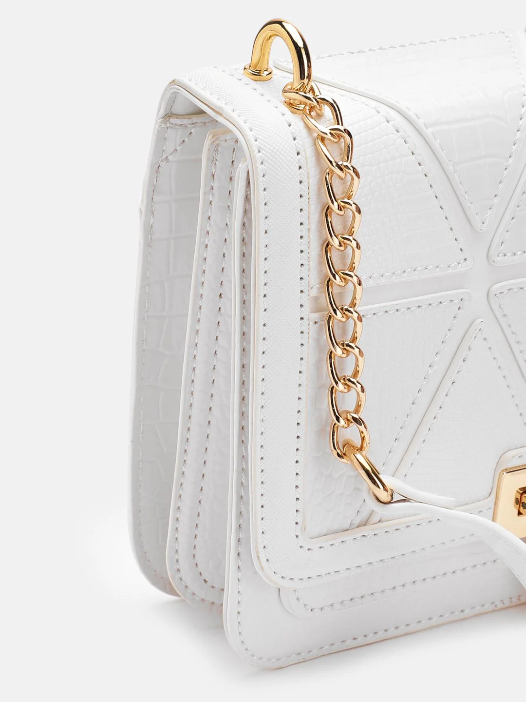 Lino Perros Textured Structured Shoulder Bag - Image 7