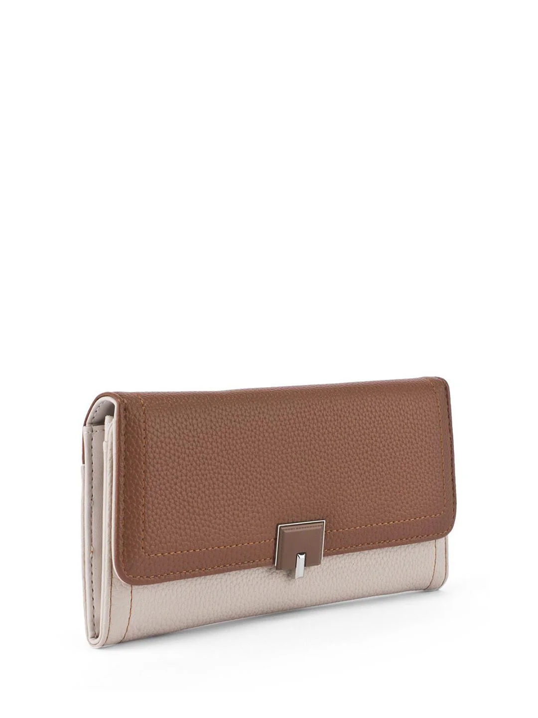 Lino Perros Women Avril Mode Colourblocked Two Fold Wallet with SD Card Holder - Image 4