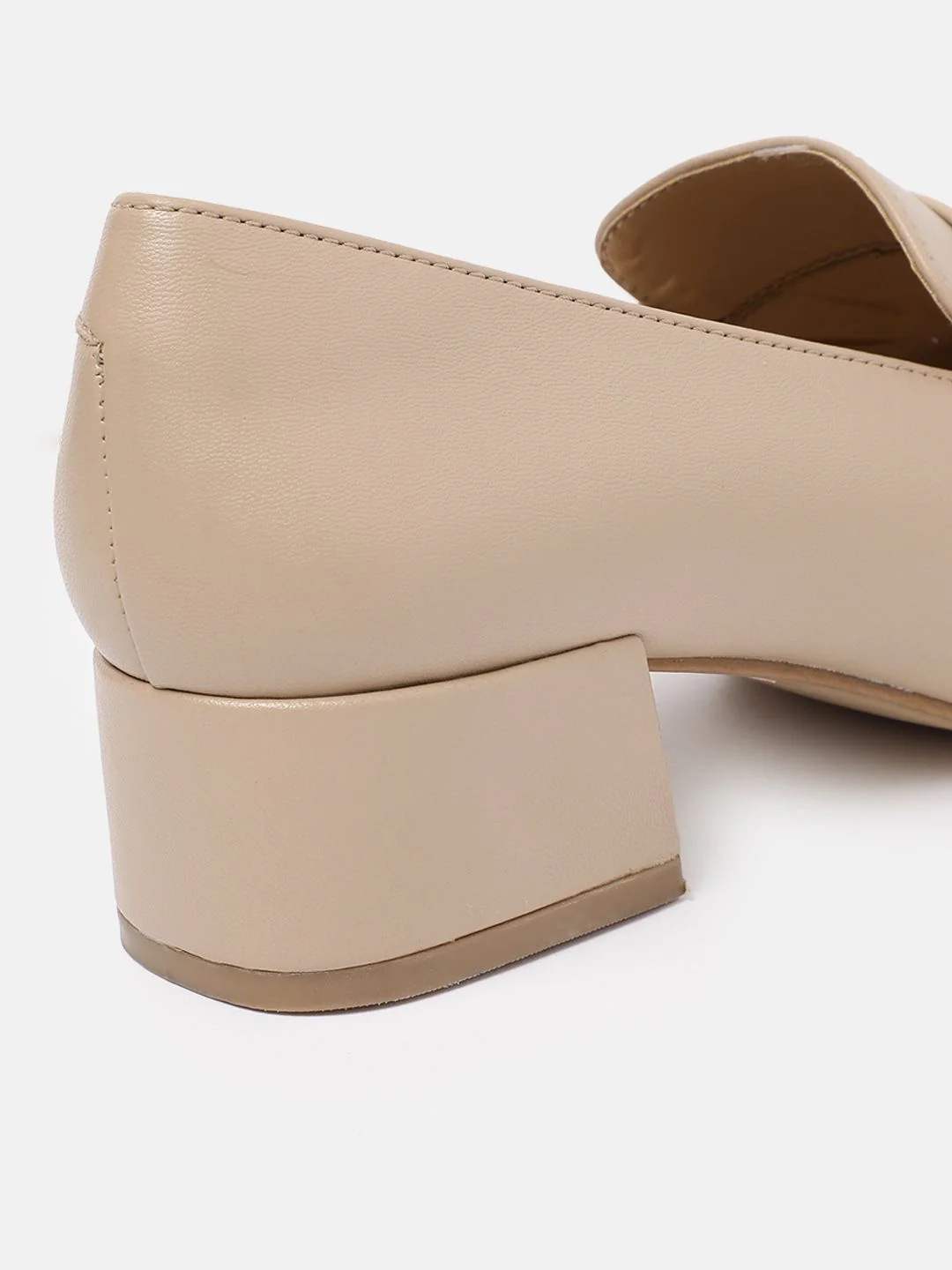 Lino Perros Women Block Heel Penny Loafers - Image 5