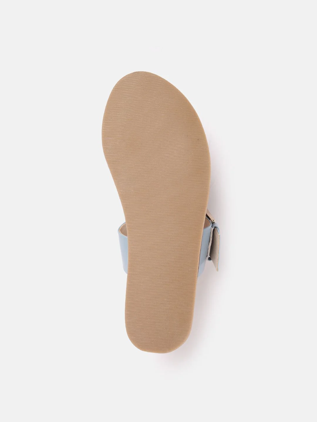 Lino Perros Women Colourblocked Open Toe Flats with Buckle Detail - Image 3