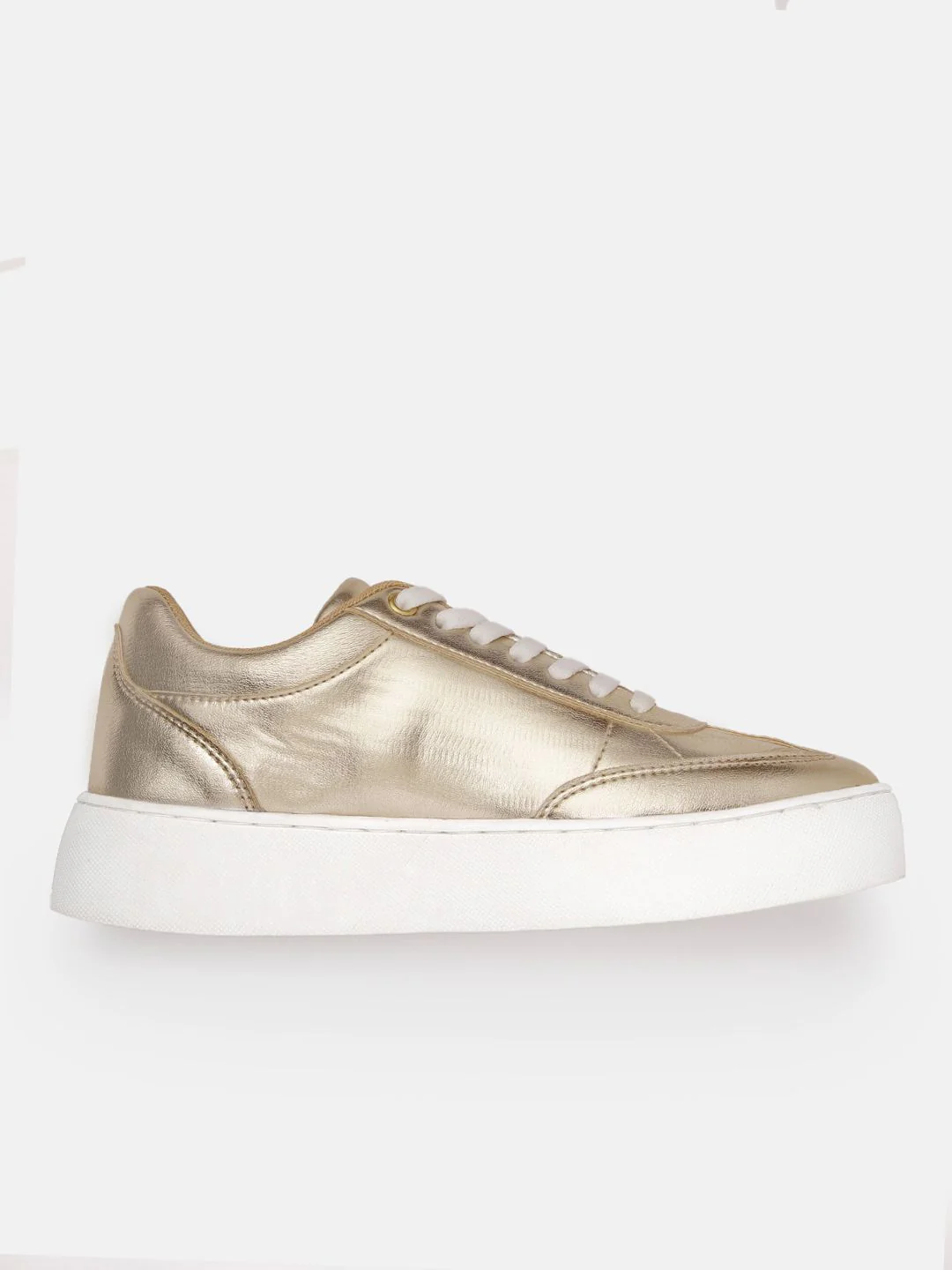 Lino Perros Women Contrast Sole Sneakers - Image 2